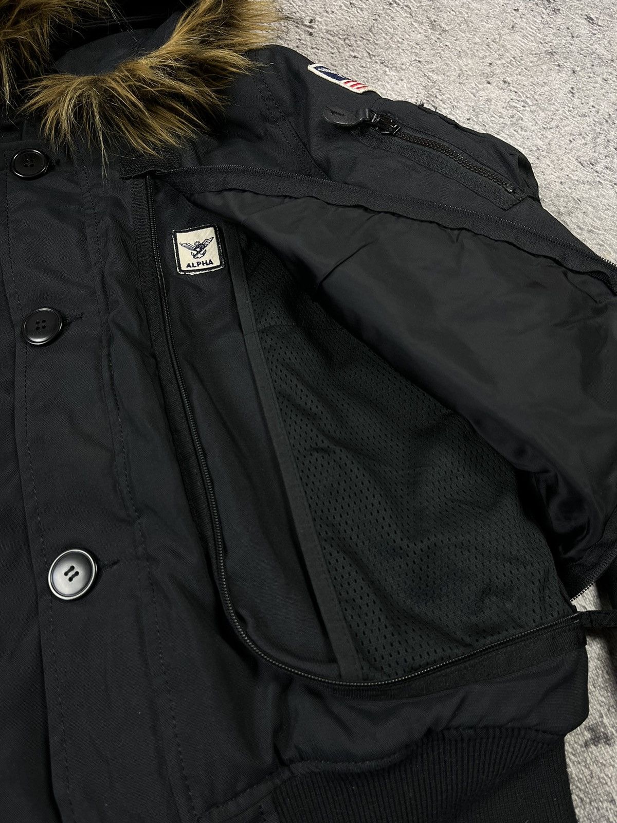 Alpha Industries × If Six Was Nine Alpha Industries black bomber jacket Size US M / EU 48-50 / 2 - 7 Thumbnail