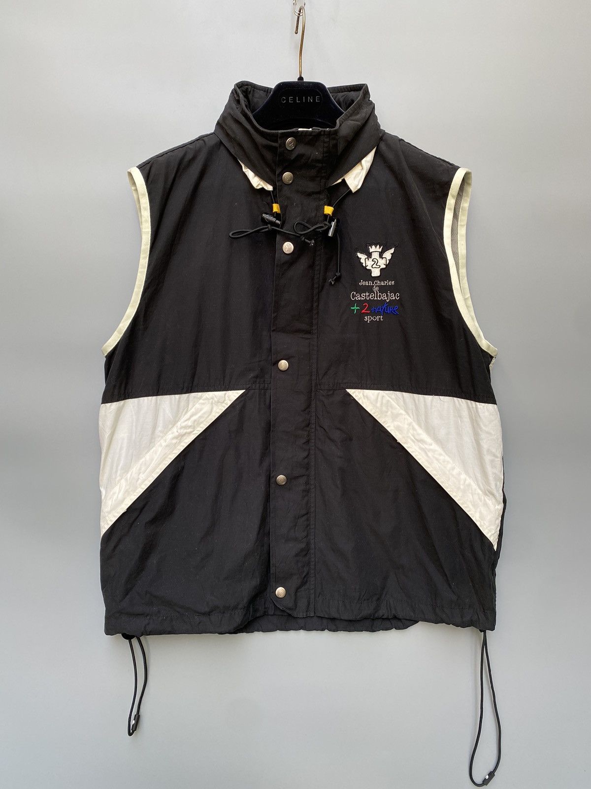 Jean Charles De Castelbajac 90s Castelbajac Sport- The Surf Up- Hooded Vest Size US L / EU 52-54 / 3 - 2 Thumbnail