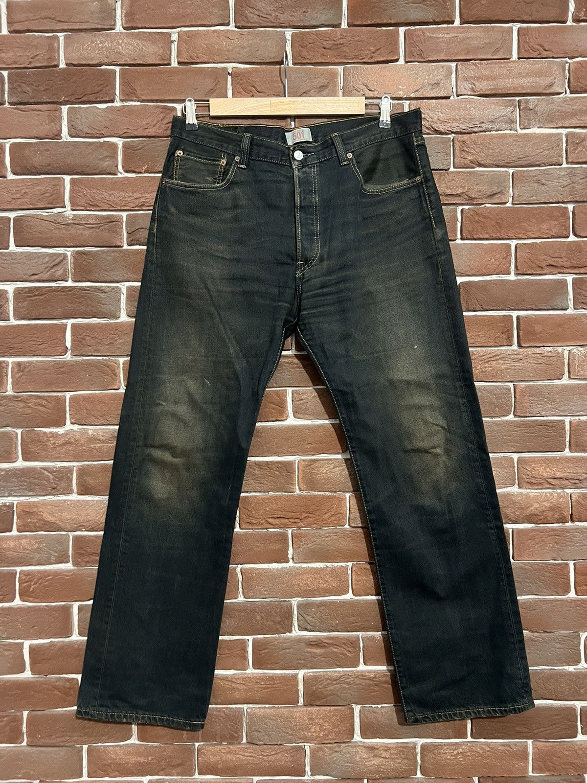 Levi's Levi’s 501 36x32 dirty washed damaged grunge flared jeans Size US 36 / EU 52 - 1 Thumbnail