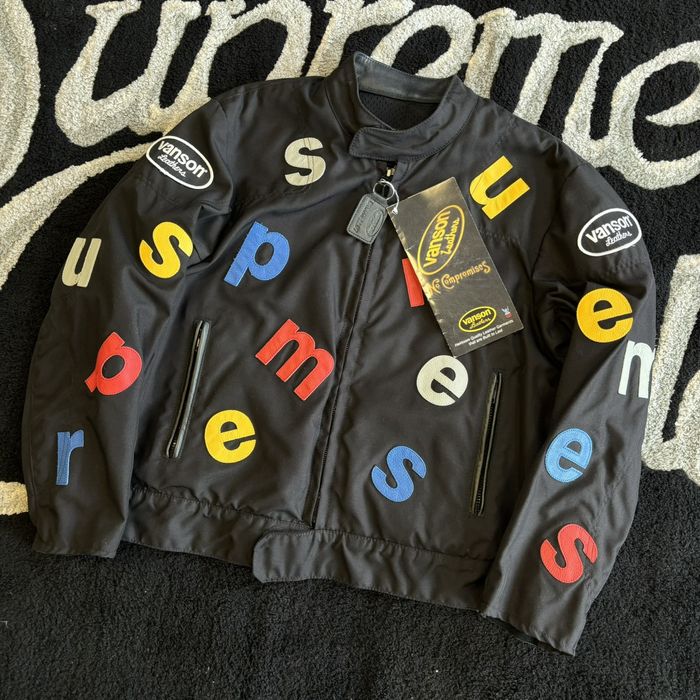 Supreme Supreme Vanson Cordura Letters Jacket - Size L | Grailed