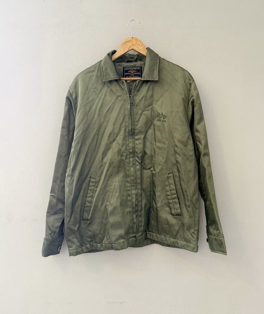 Alpha Industries Vintage Alpha Industries 1990s Made in USA Jacket Size US L / EU 52-54 / 3 - 1 Thumbnail