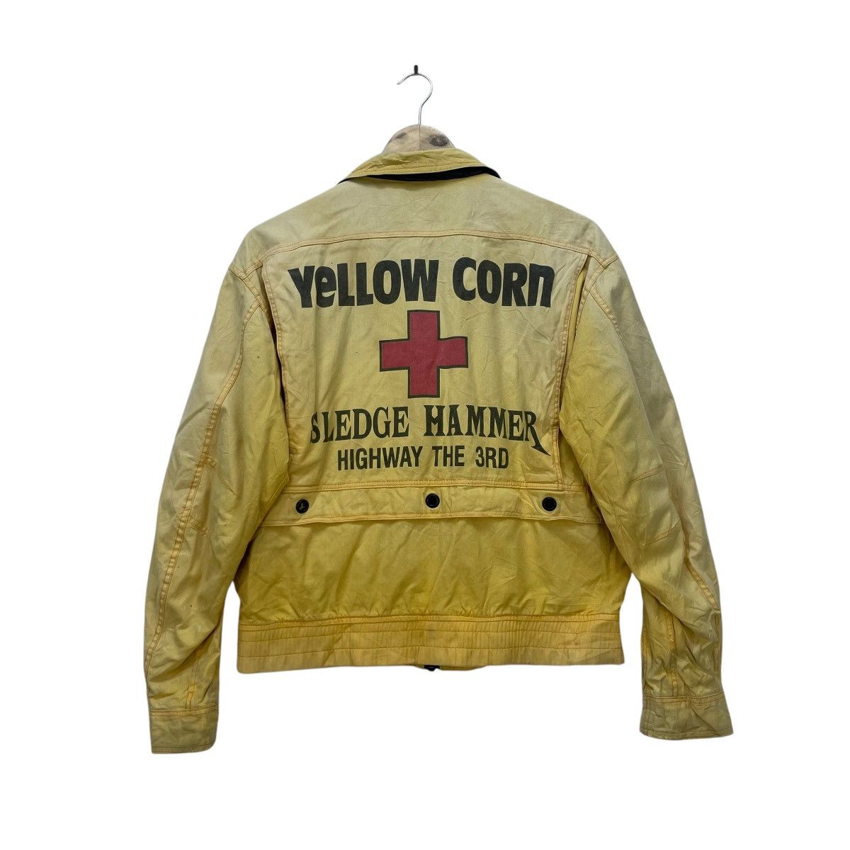 YELLOW CORN Vintage Faded Yellow Corn Highway Magician Light Jacket Size US M / EU 48-50 / 2 - 2 Thumbnail