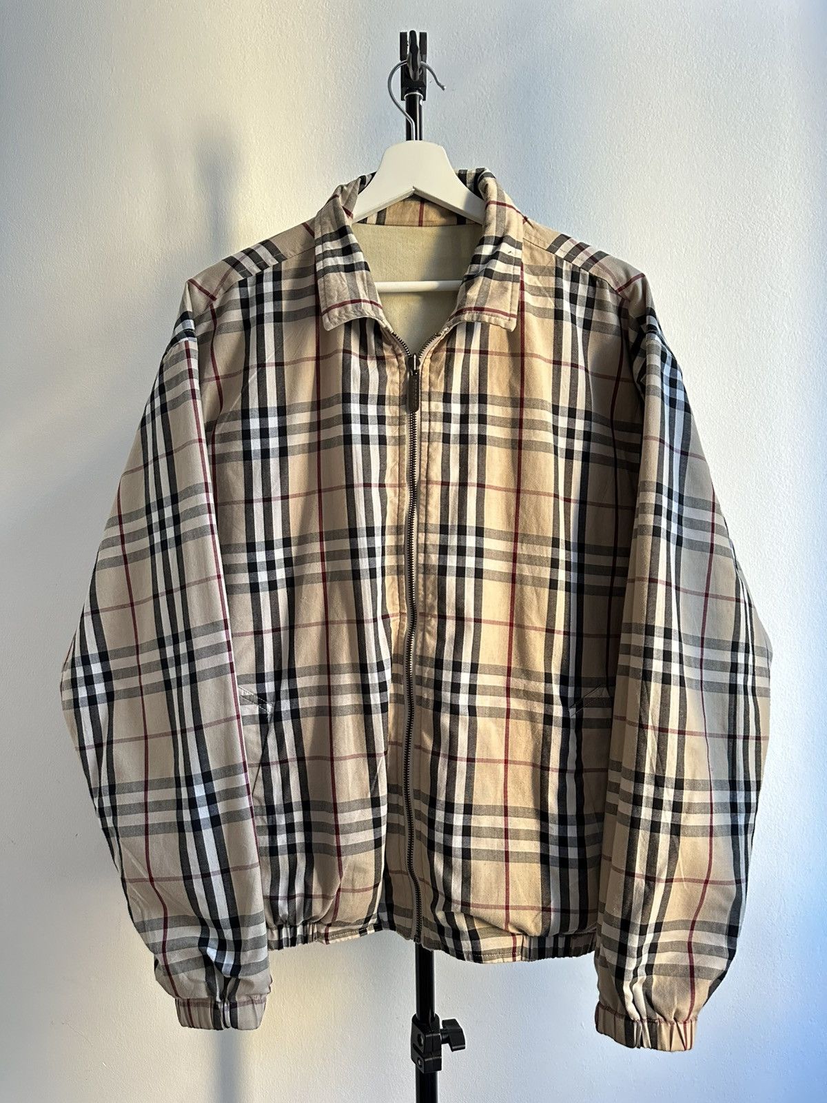 Burberry Burberry Vintage 90s Luxury Nova Check Double Sides Jacket Size US L / EU 52-54 / 3 - 7 Thumbnail