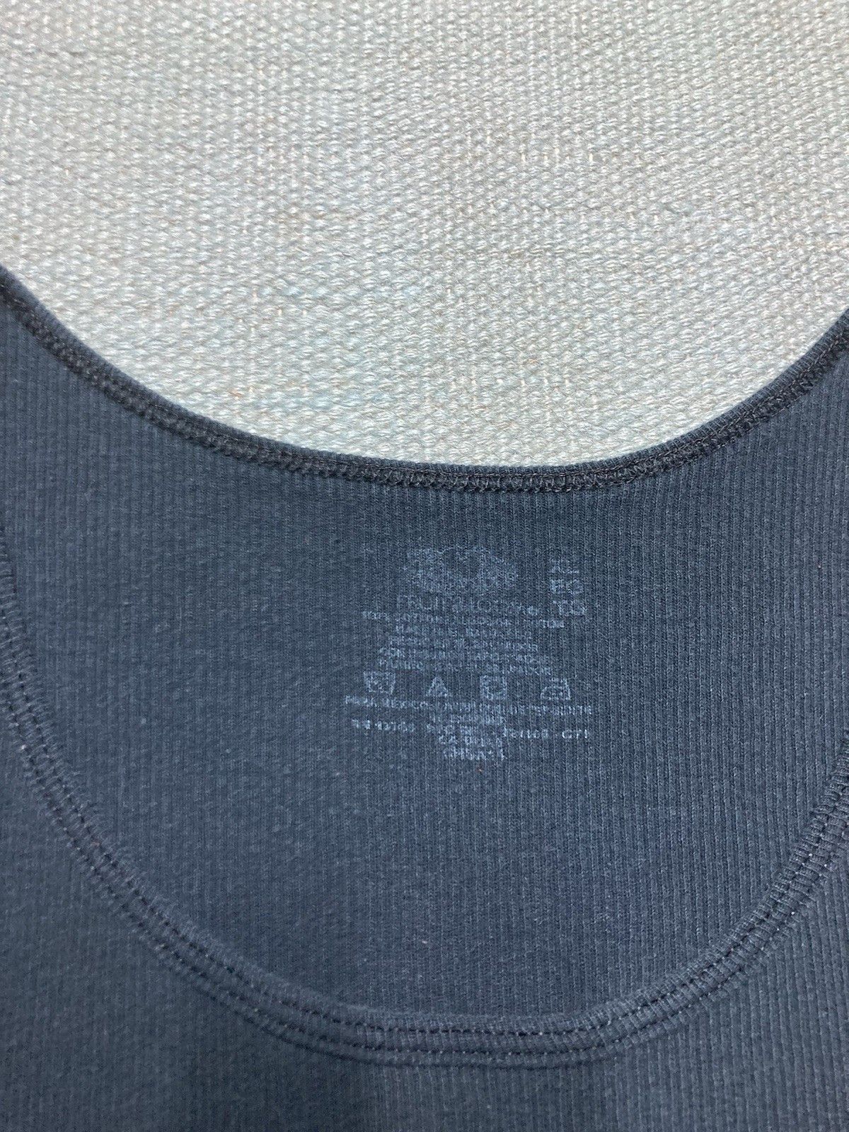 Fruit Of The Loom Fruit loom ribbed tank top beater shirt goth soft cotton XL Size US XL / EU 56 / 4 - 3 Thumbnail