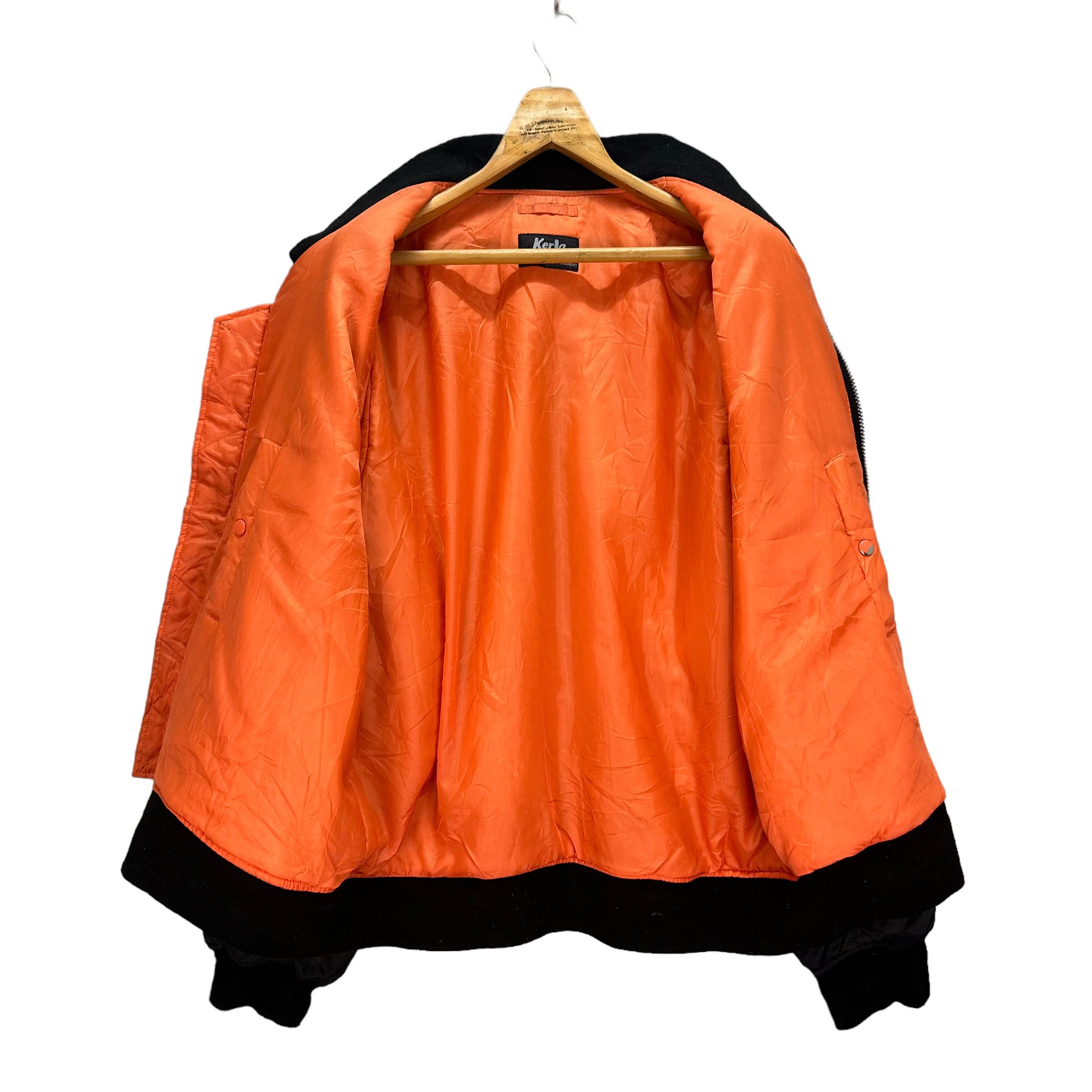 Japanese Brand KERJA MA-1 BOMBER JACKET #8196-211 Size US XL / EU 56 / 4 - 6 Thumbnail