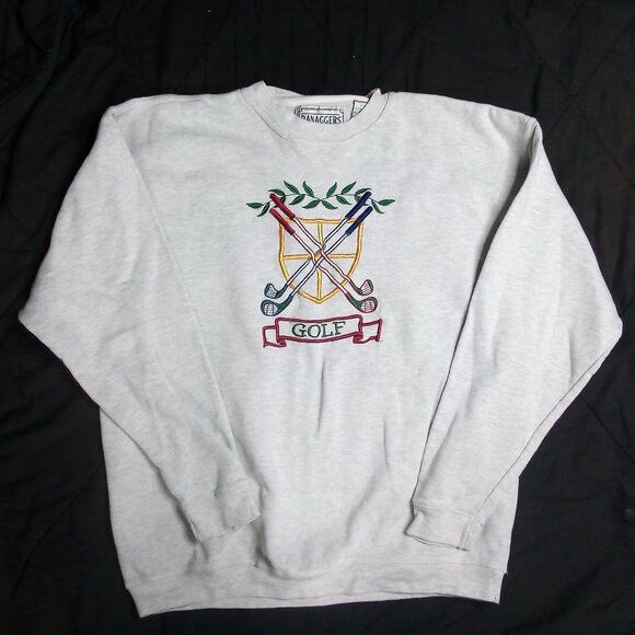 Vintage Vintage Danaggers Golf Embroidered Crewneck Sweatshirt Size US XL / EU 56 / 4 - 2 Thumbnail