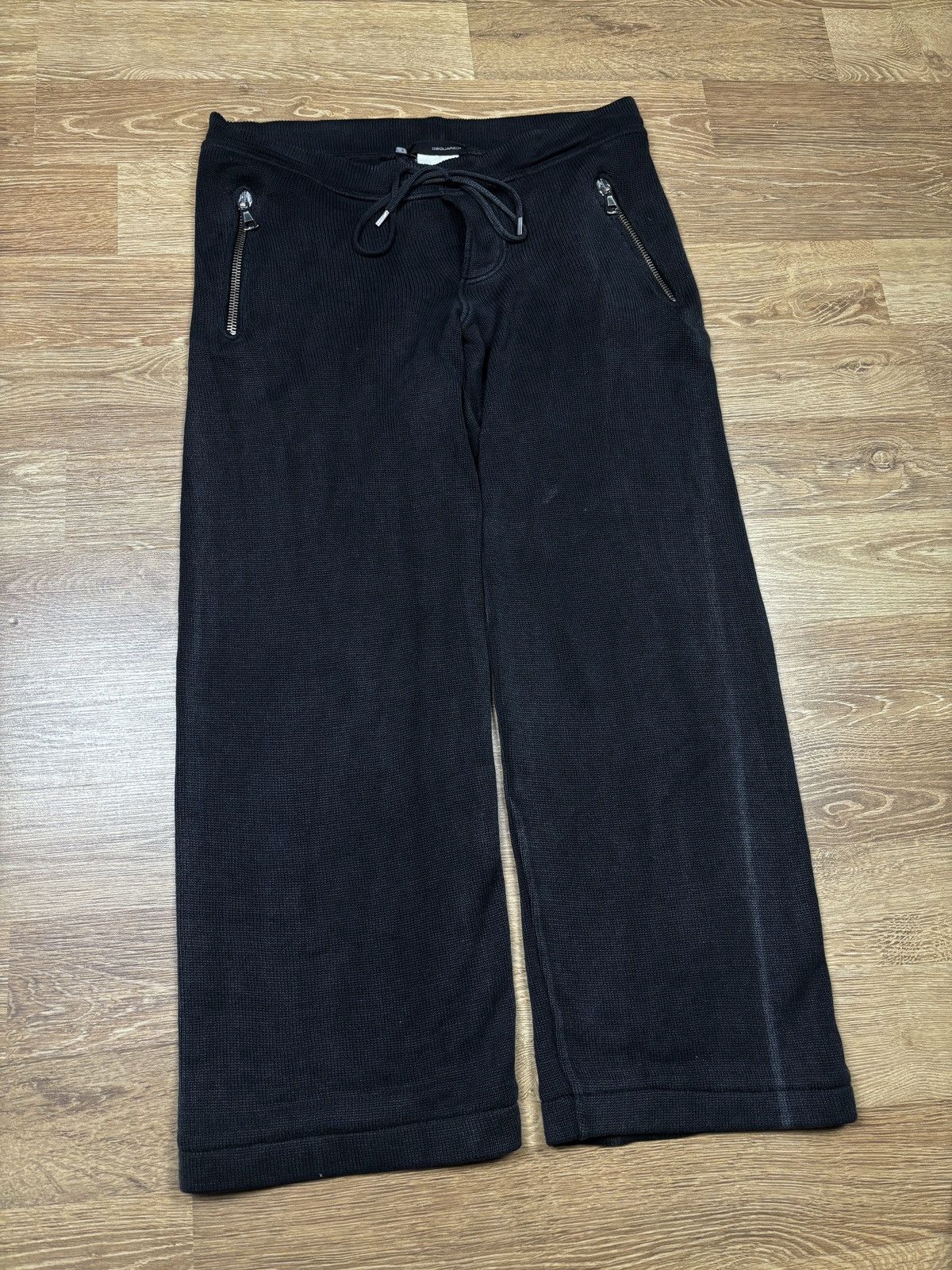 Dsquared2 2000s Dsquared2 Wide Leg Knit Sweatpants Size US 32 / EU 48 - 3 Thumbnail