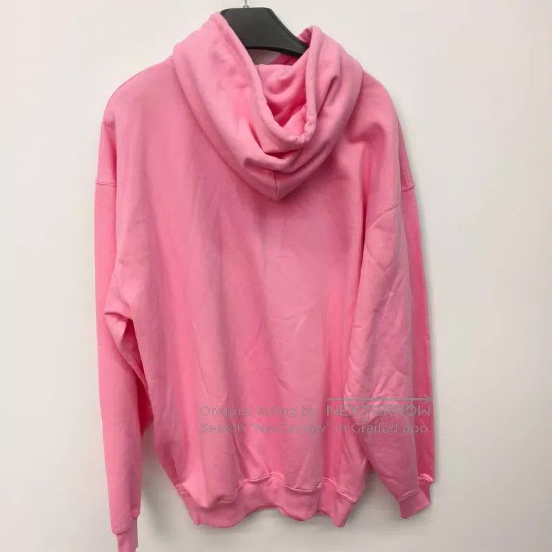 Balenciaga Balenciaga Pink Hooded Long Sleeve Sweatshirt Size US XS / EU 42 / 0 - 2 Thumbnail