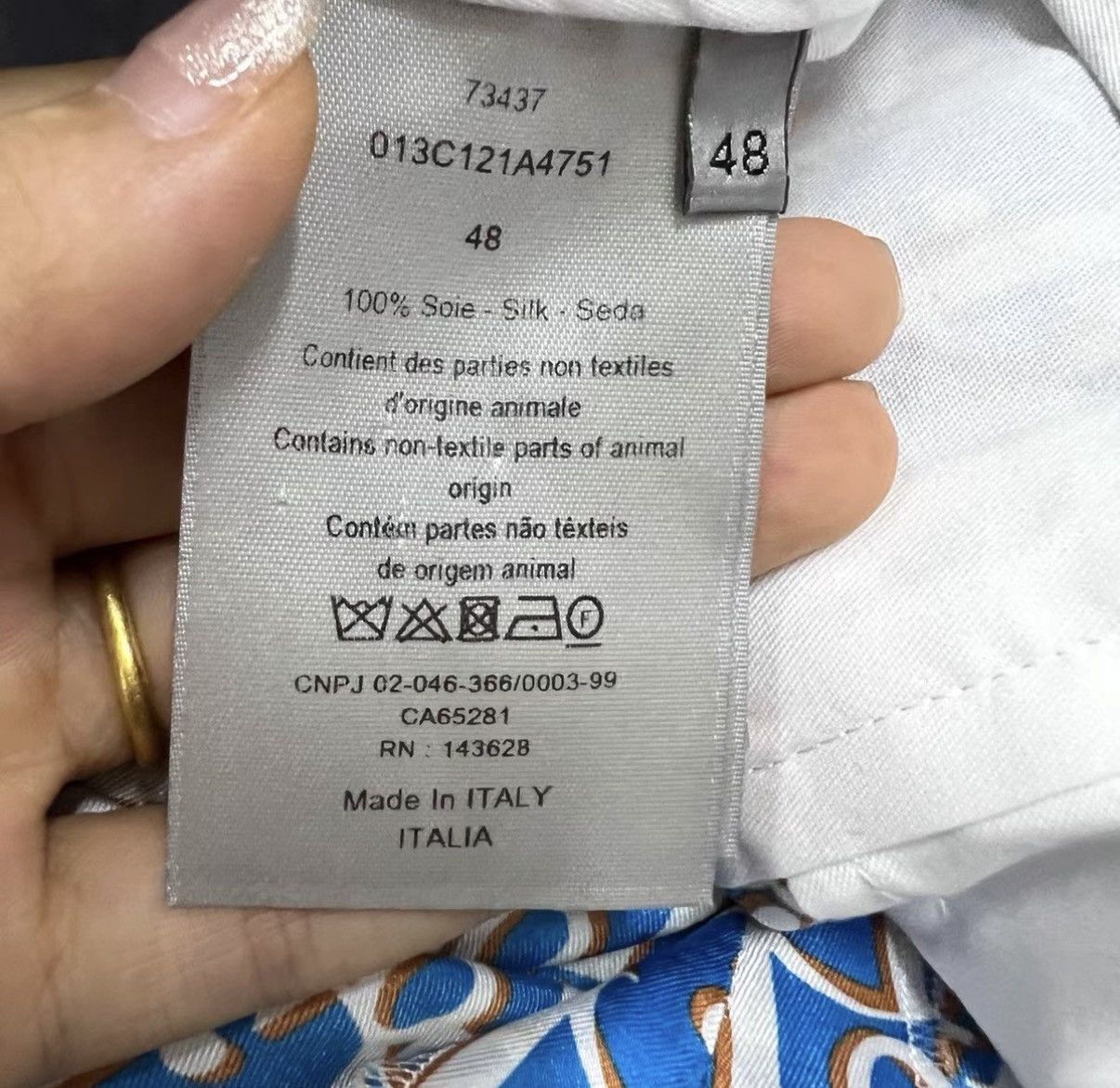 Dior Dior Blue All-over Monogram Silk Shorts J41 Size US 32 / EU 48 - 4 Thumbnail