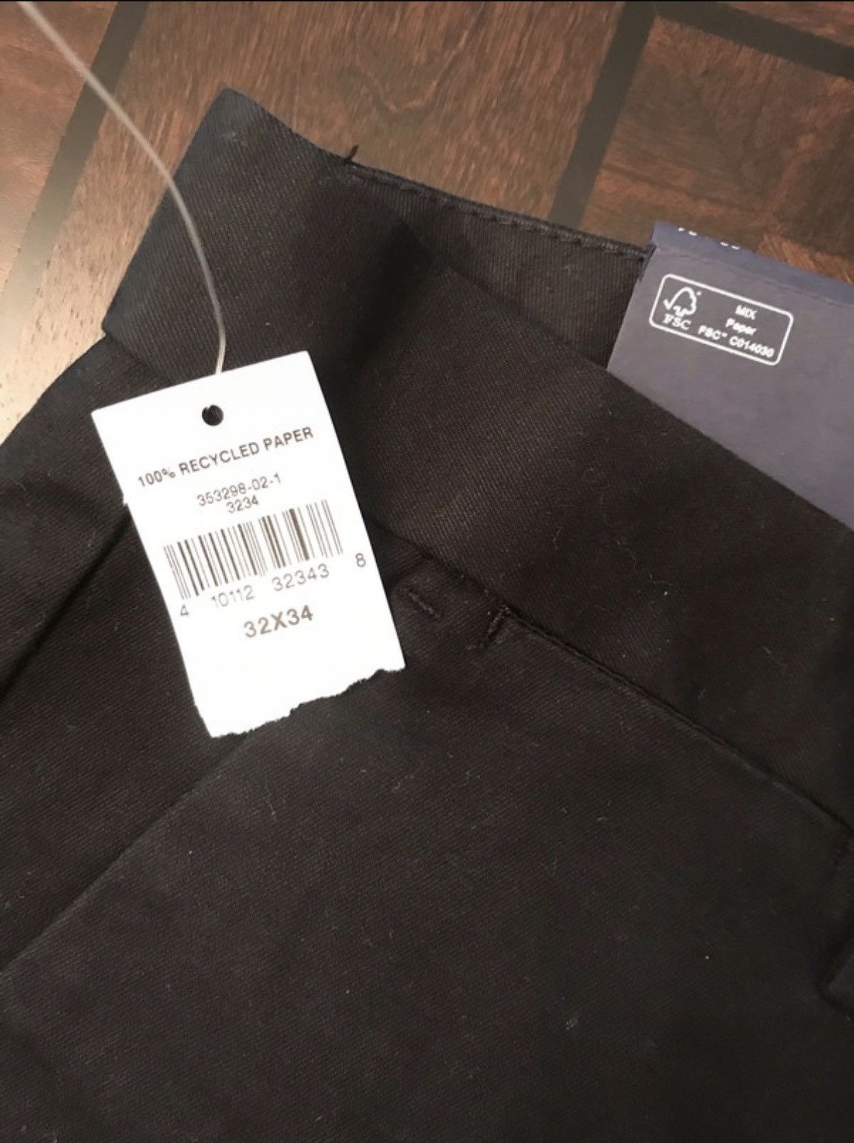 Gap NWT GAP Men's Skinny Black Chinos sz 32x34 Size US 32 / EU 48 - 3 Thumbnail