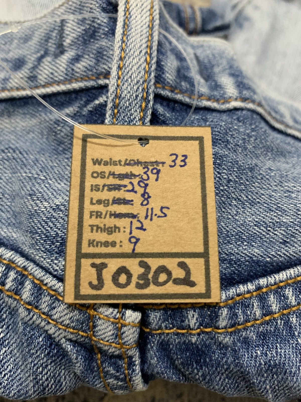 Japanese Brand Japanese Brand Uniqlo Blue Wash Distressed Jeans Size US 33 - 14 Thumbnail