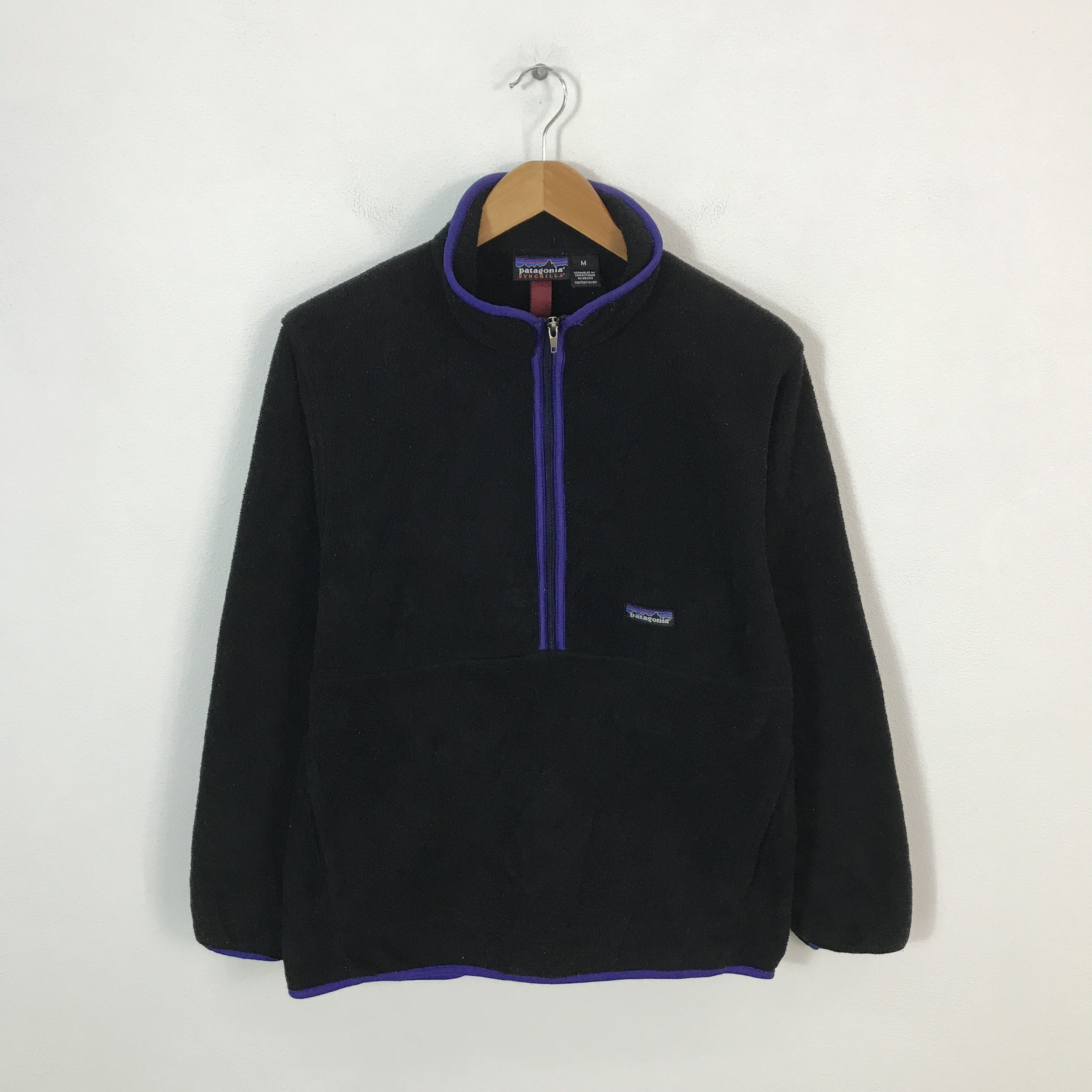 Patagonia Vtg Patagonia fleece half Zipper jacket Size US M / EU 48-50 / 2 - 1 Thumbnail