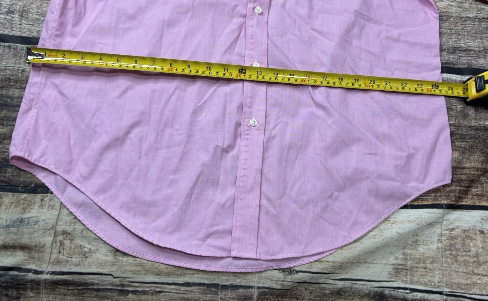 Lauren Ralph Lauren Lauren Ralph Lauren Dress Shirt Mens 17 34/35 Non Iron Size 48R - 9 Thumbnail
