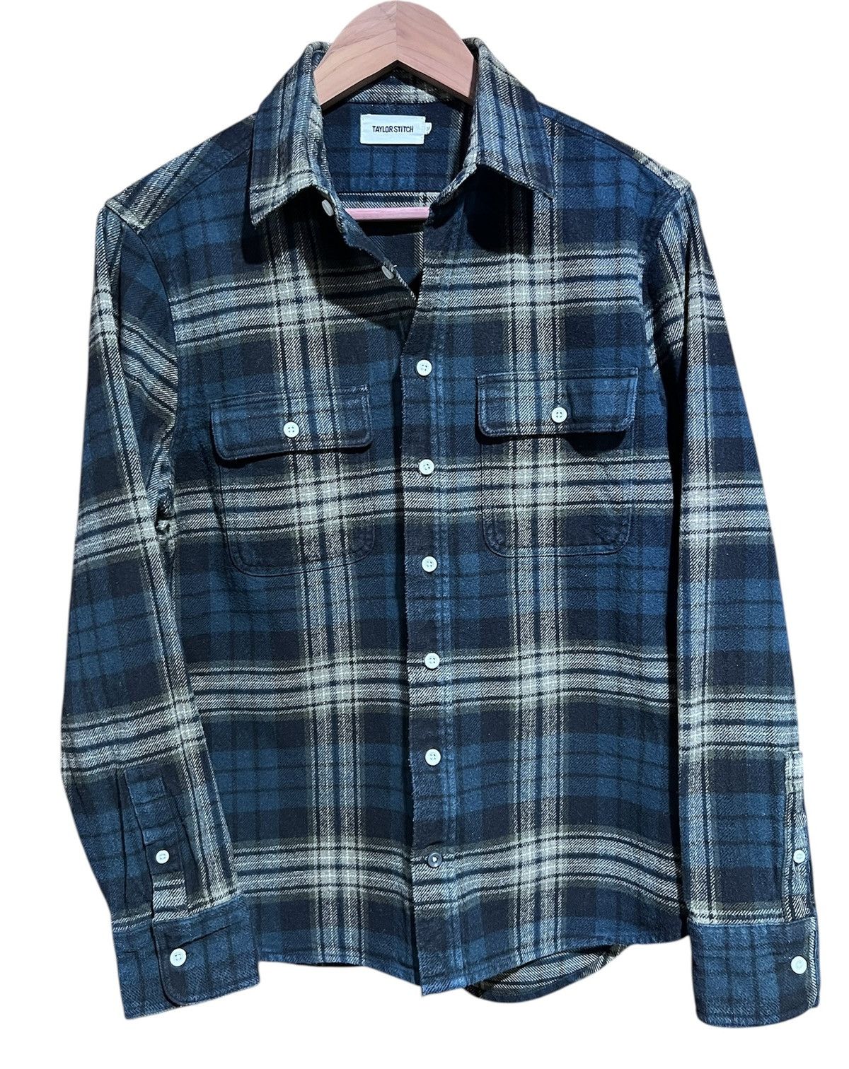 Taylor Stitch Ledge Shirt - Deep Sea Plaid Size US S / EU 44-46 / 1 - 1 Thumbnail