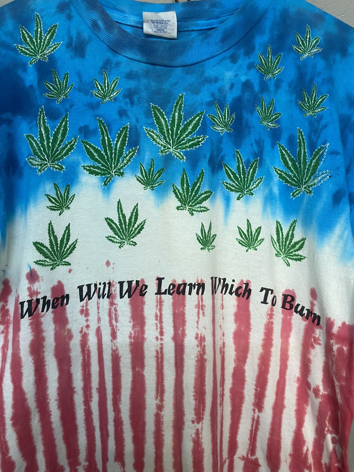 Vintage Vintage Flag Weed Tie Dyie Size US M / EU 48-50 / 2 - 3 Thumbnail