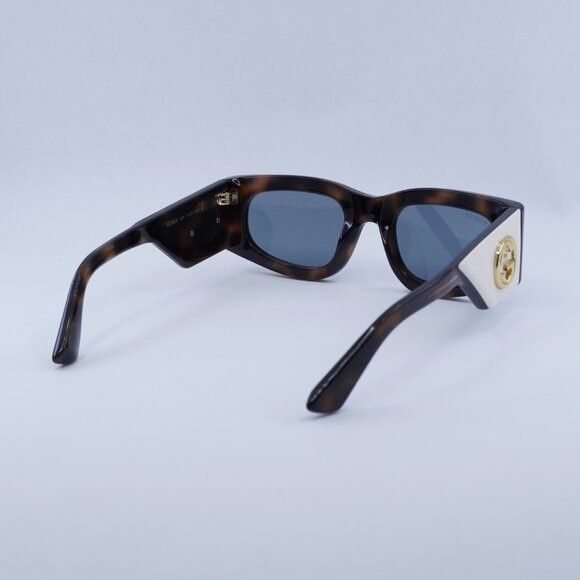 Gucci New Gucci GG1664S 003 Sunglasses - Havana Frame, Light Grey Size ONE SIZE - 11 Thumbnail