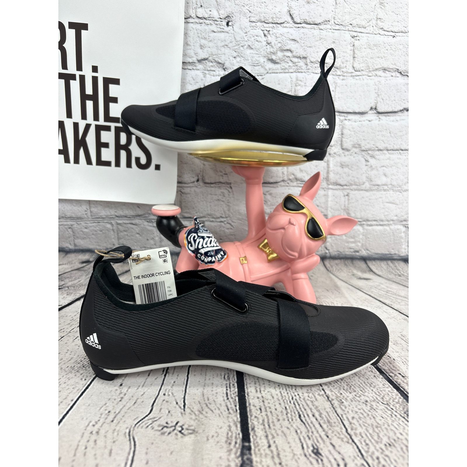 Adidas Adidas Indoor Cycling Shoes Men 8 Black Cycle Spin Class NEW Size US 8 / EU 41 - 6 Thumbnail