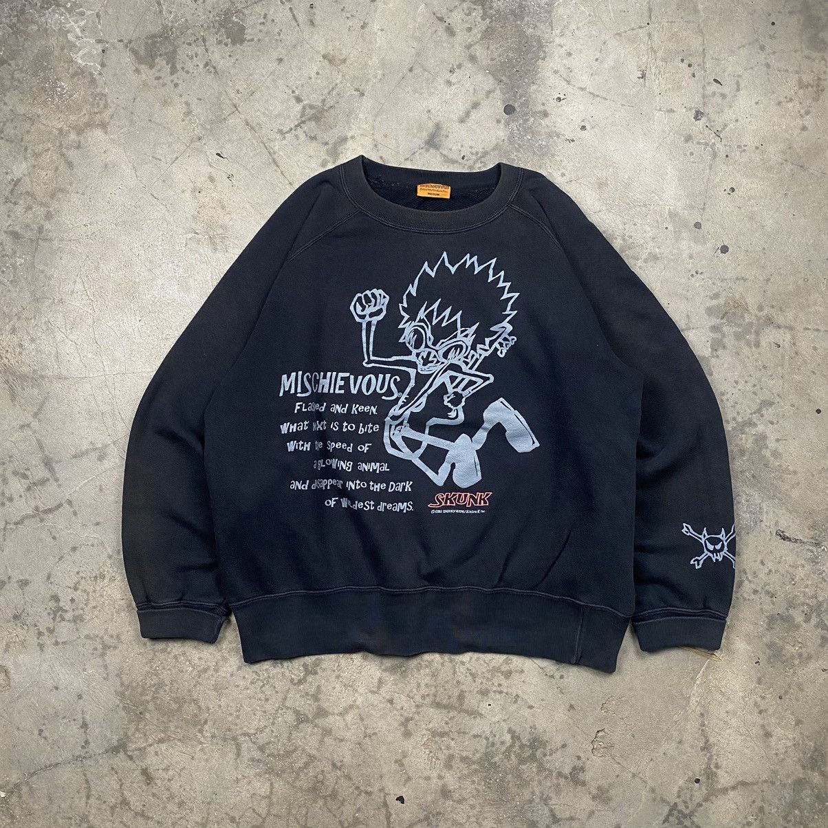 Japanese Brand × Vintage y2k HipHop Mischievous Skunk Boxy Crewneck Size US M / EU 48-50 / 2 - 1 Thumbnail