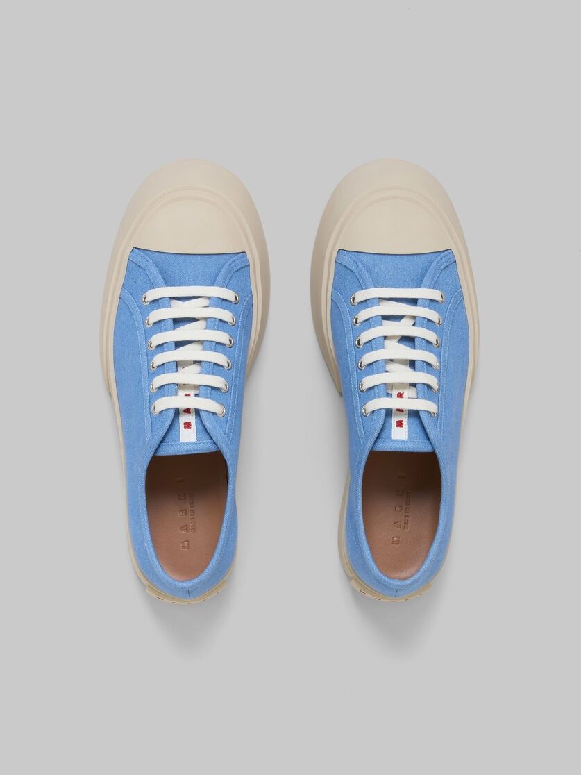 Marni o1w1db11125 Denim Pablo Lace Up Sneaker in Light Blue Size US 9 / EU 42 - 3 Thumbnail