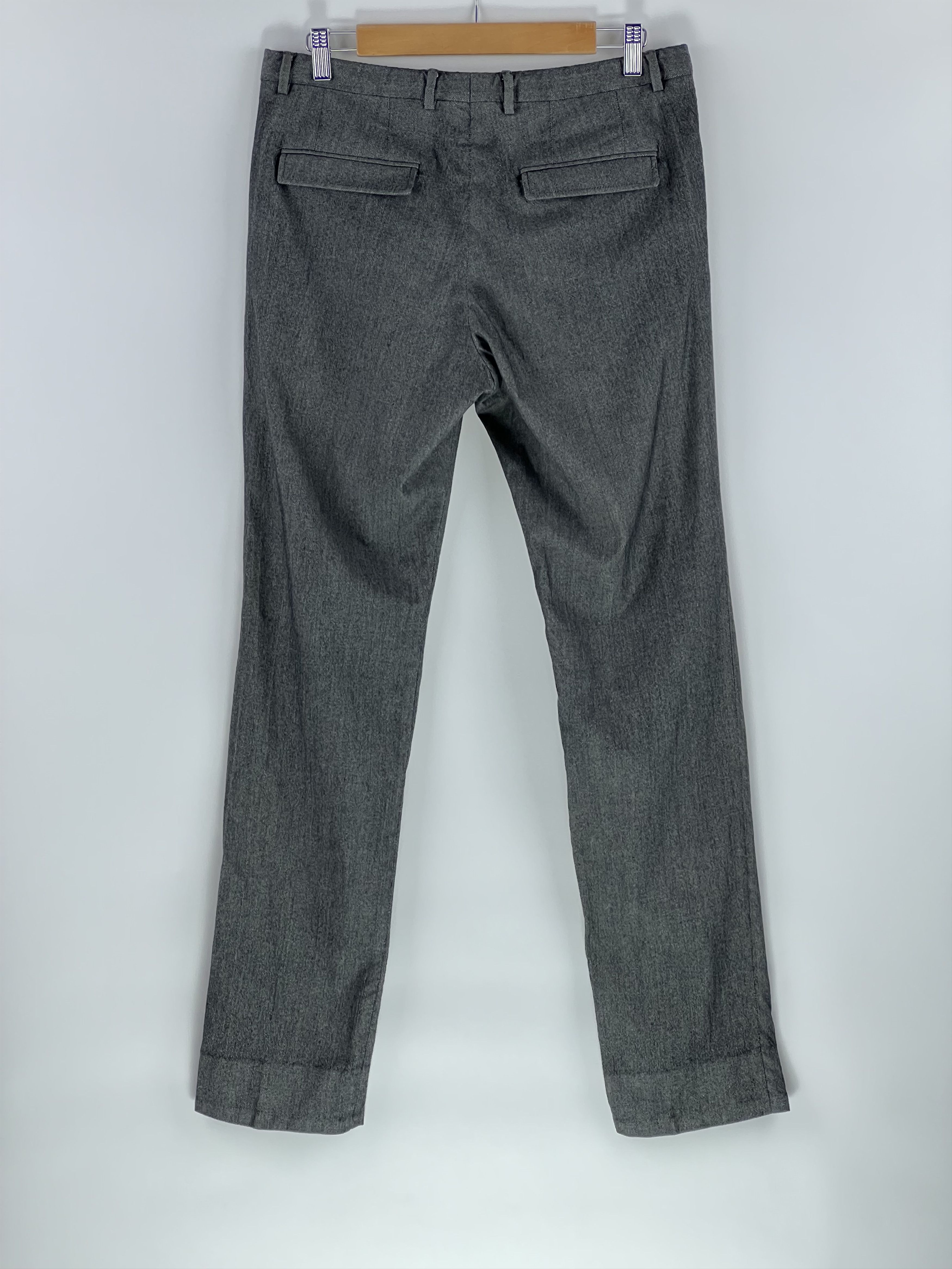 Gucci Gucci Tom Ford Era Vintage Men's Gray Wool Pants Size 48 Size US 32 / EU 48 - 2 Thumbnail