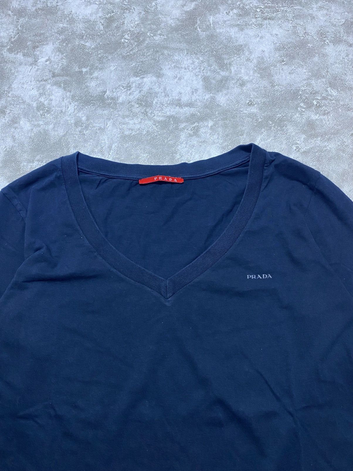 Prada Archival Prada Sport Red Tab Long Sleeve Shirt Size L / US 10 / IT 46 - 2 Thumbnail