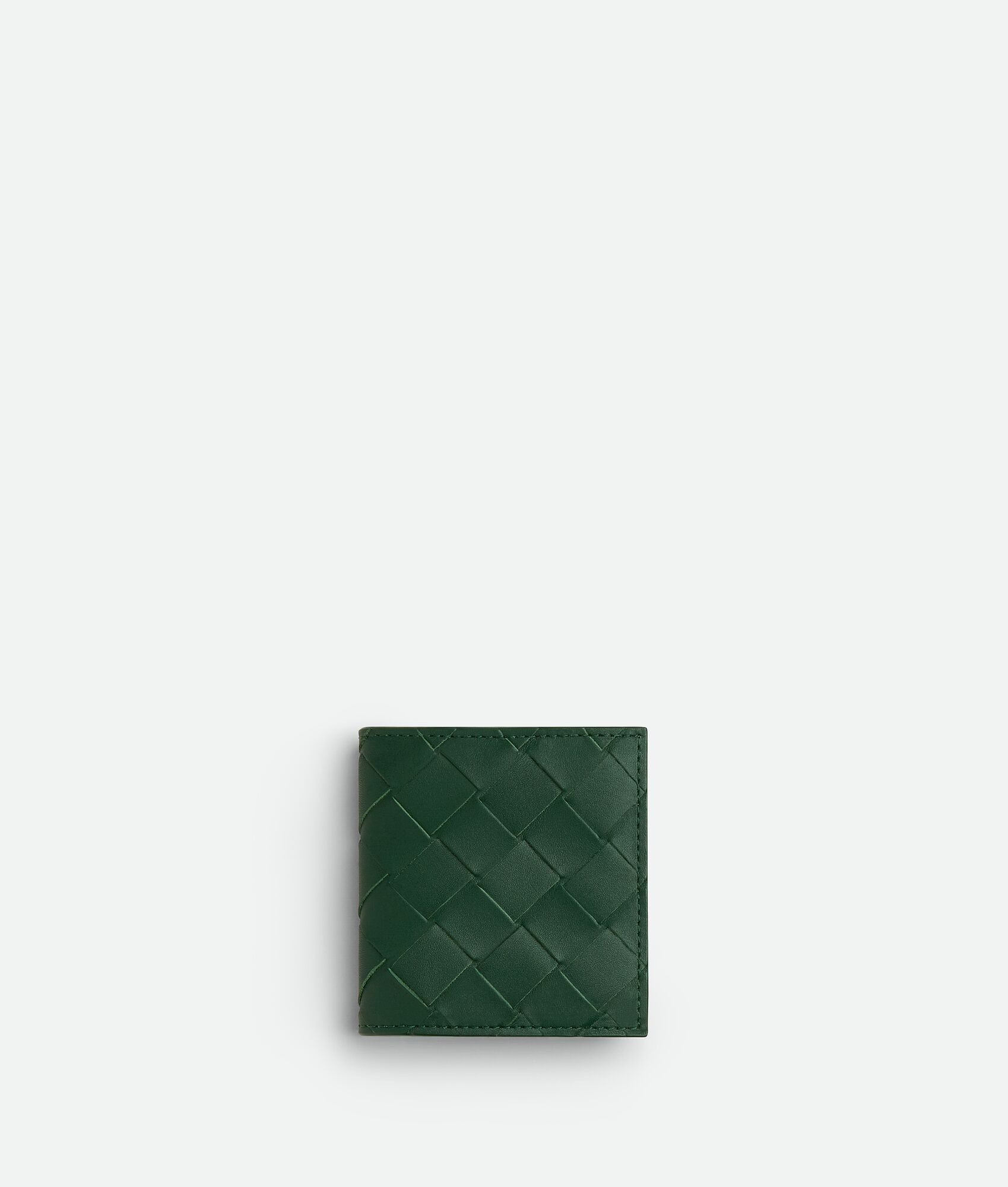 Bottega Veneta o1loc1c0325 Size: OS / 596579 Folded Coin Purse in Green Size ONE SIZE - 1 Thumbnail