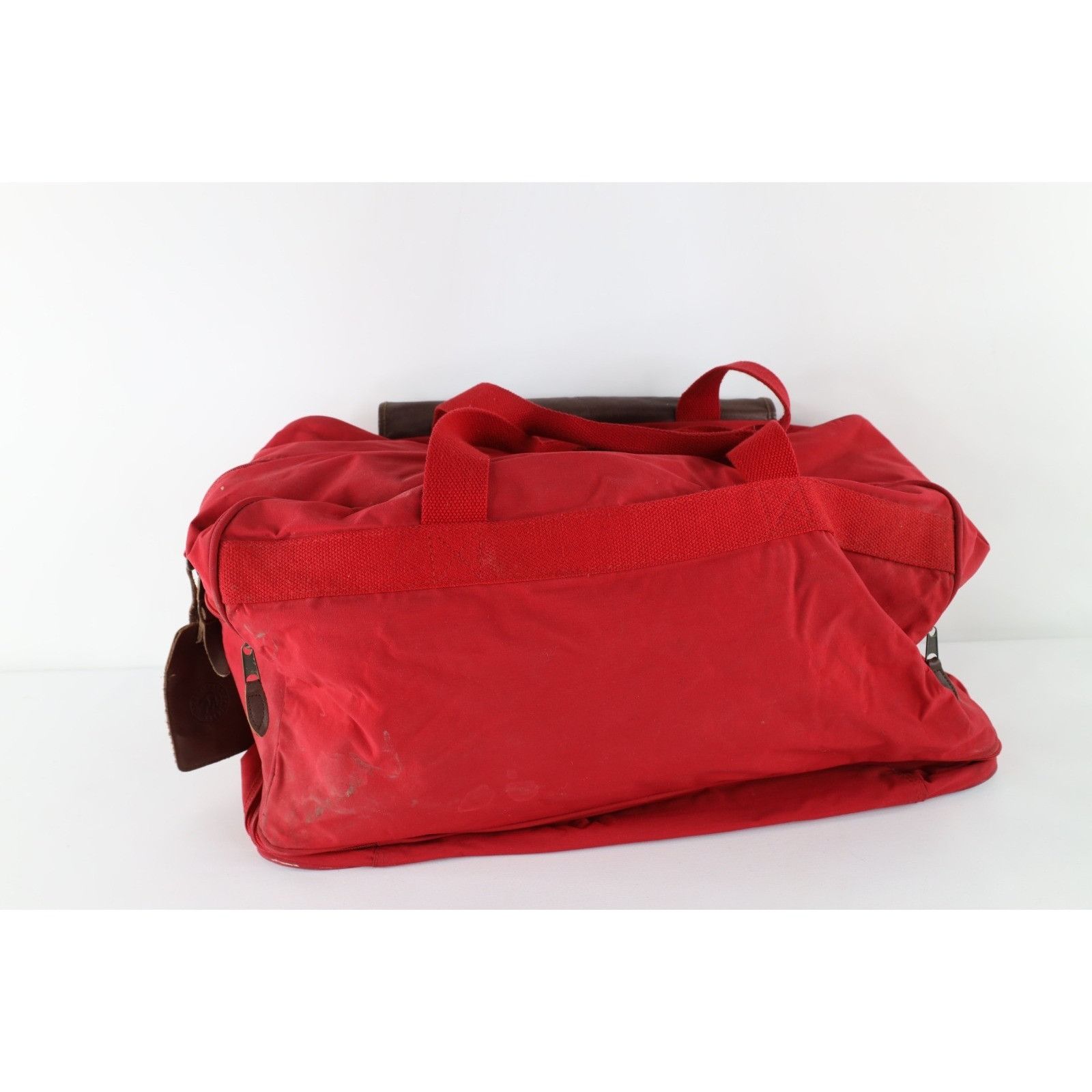 Marlboro Vintage 90s Marlboro Distressed Spell Out Handled Duffel Bag Size ONE SIZE - 9 Thumbnail