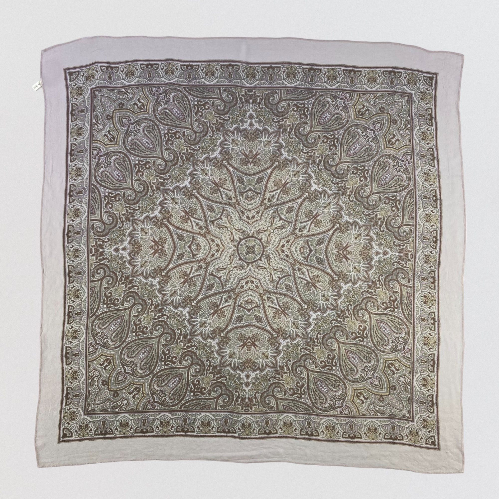 Japanese Brand × Vintage Vintage Paisley Silk Scarf SS056 Size ONE SIZE - 1 Thumbnail