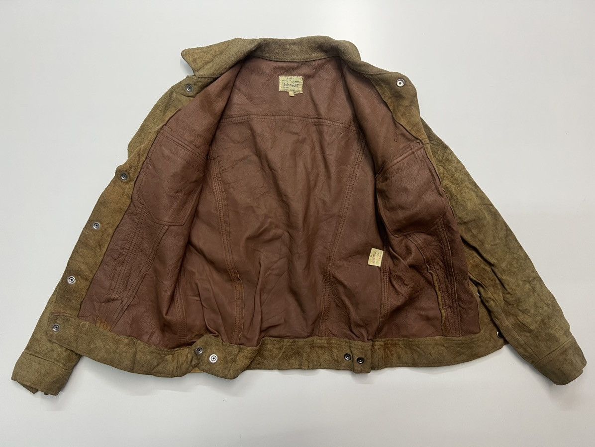 Johnbull JOHN BULL LEATHER TRUCKER JACKET Size US S / EU 44-46 / 1 - 7 Thumbnail
