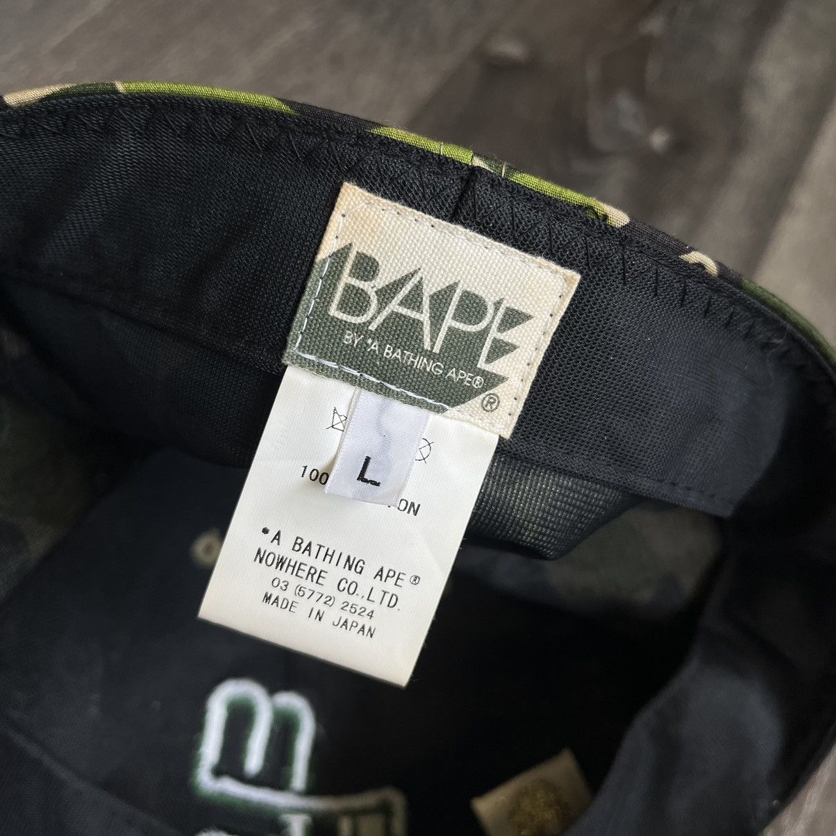 Bape Baby Milo ABC Camo Fitted Cap Size ONE SIZE - 5 Thumbnail
