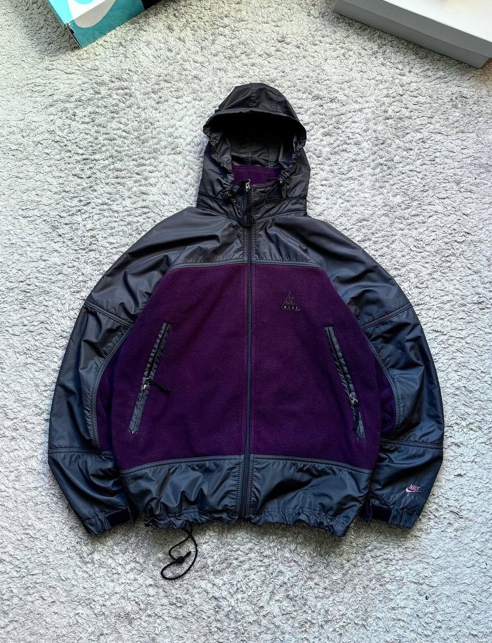 Nike ACG 90s Nike ACG Vintage Gorpcore Sherpa Fleece Retro Jacket Size US M / EU 48-50 / 2 - 1 Thumbnail