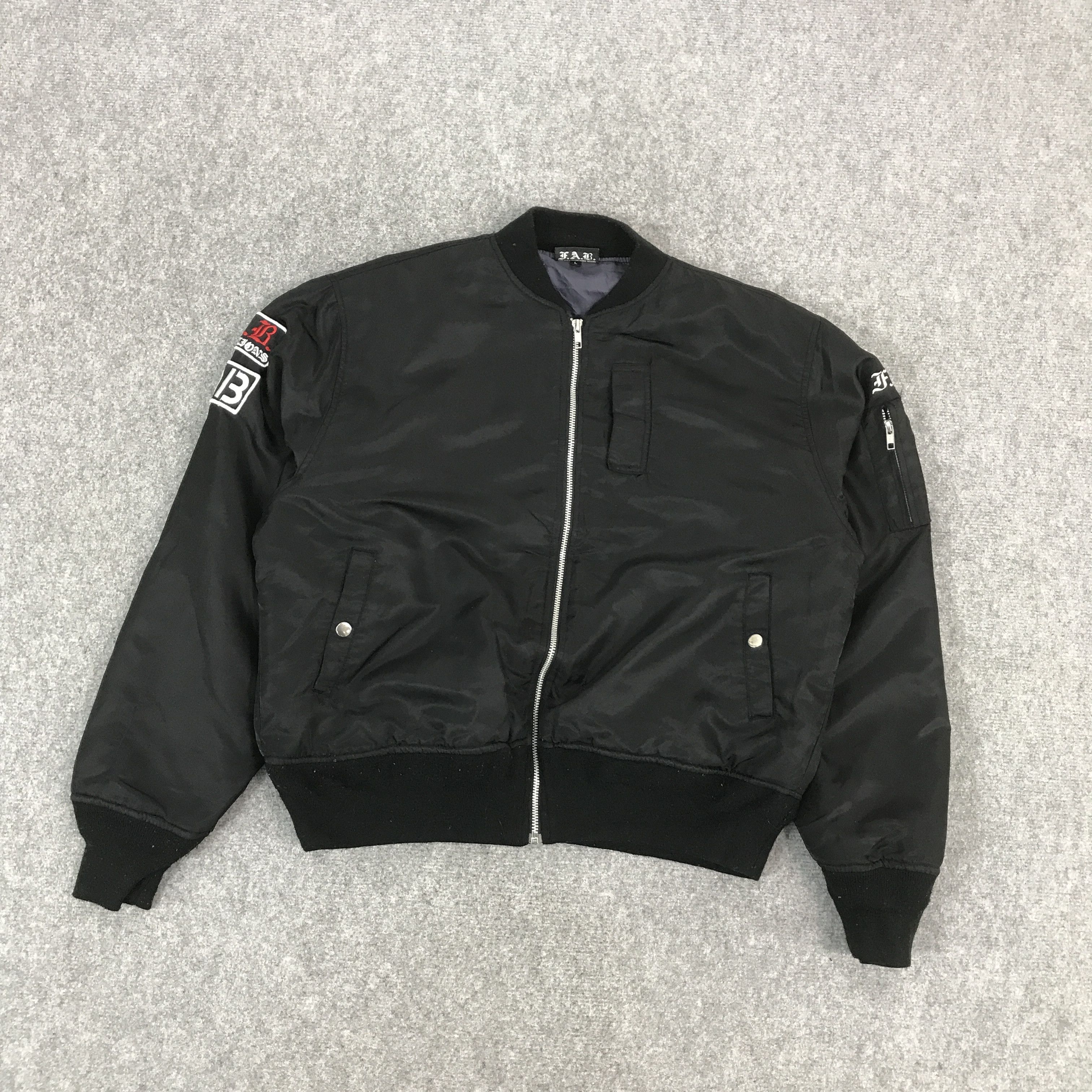 Japanese Brand JAPAN STYLE FAB BOMBER JACKET Size US L / EU 52-54 / 3 - 1 Thumbnail
