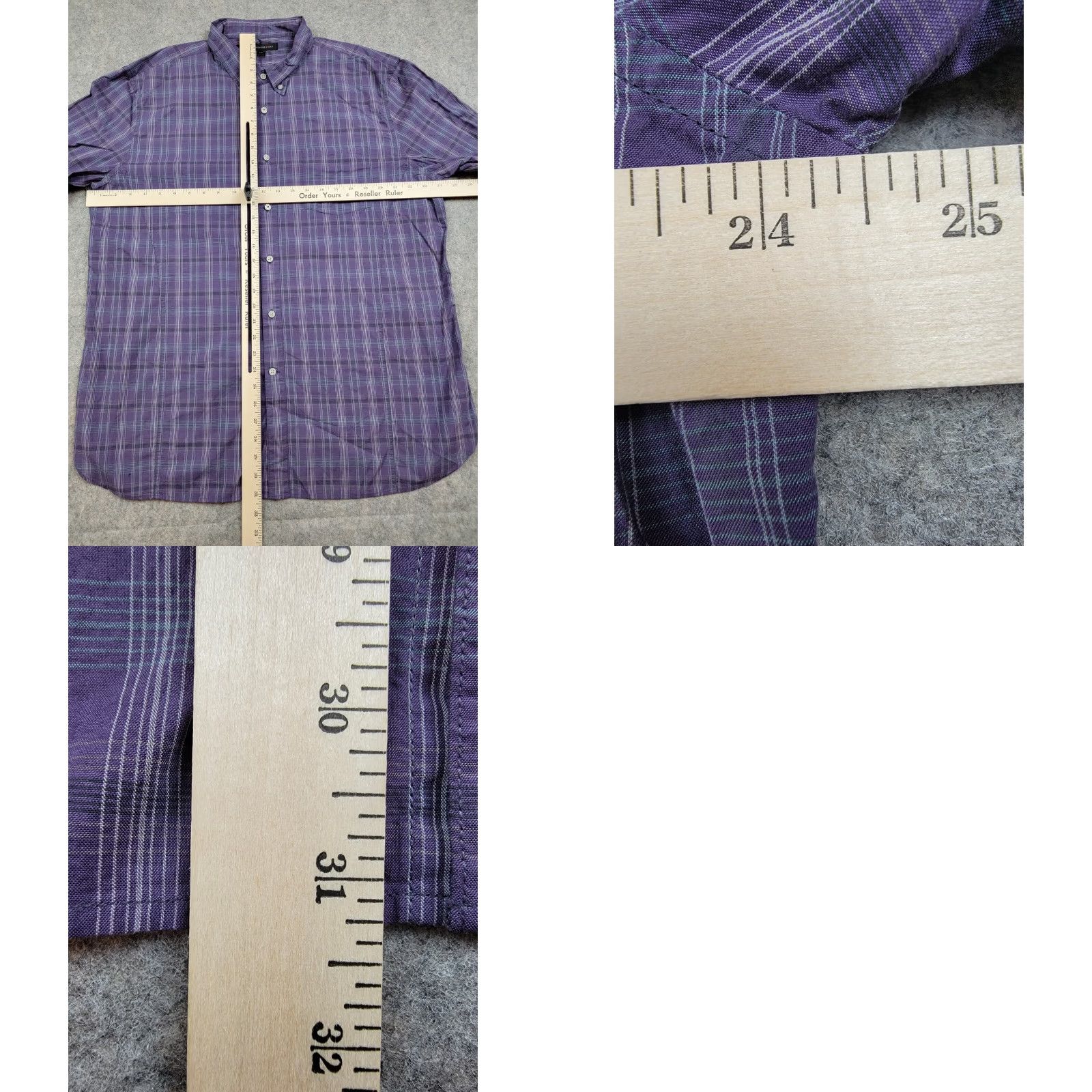 John Varvatos John Varvatos Shirt Mens 2XL Plaid Button-Down Casual Classic Preppy Multicolor Cotton Button-Up Shirt Mens 2XL Size US XXL / EU 58 / 5 - 8 Thumbnail