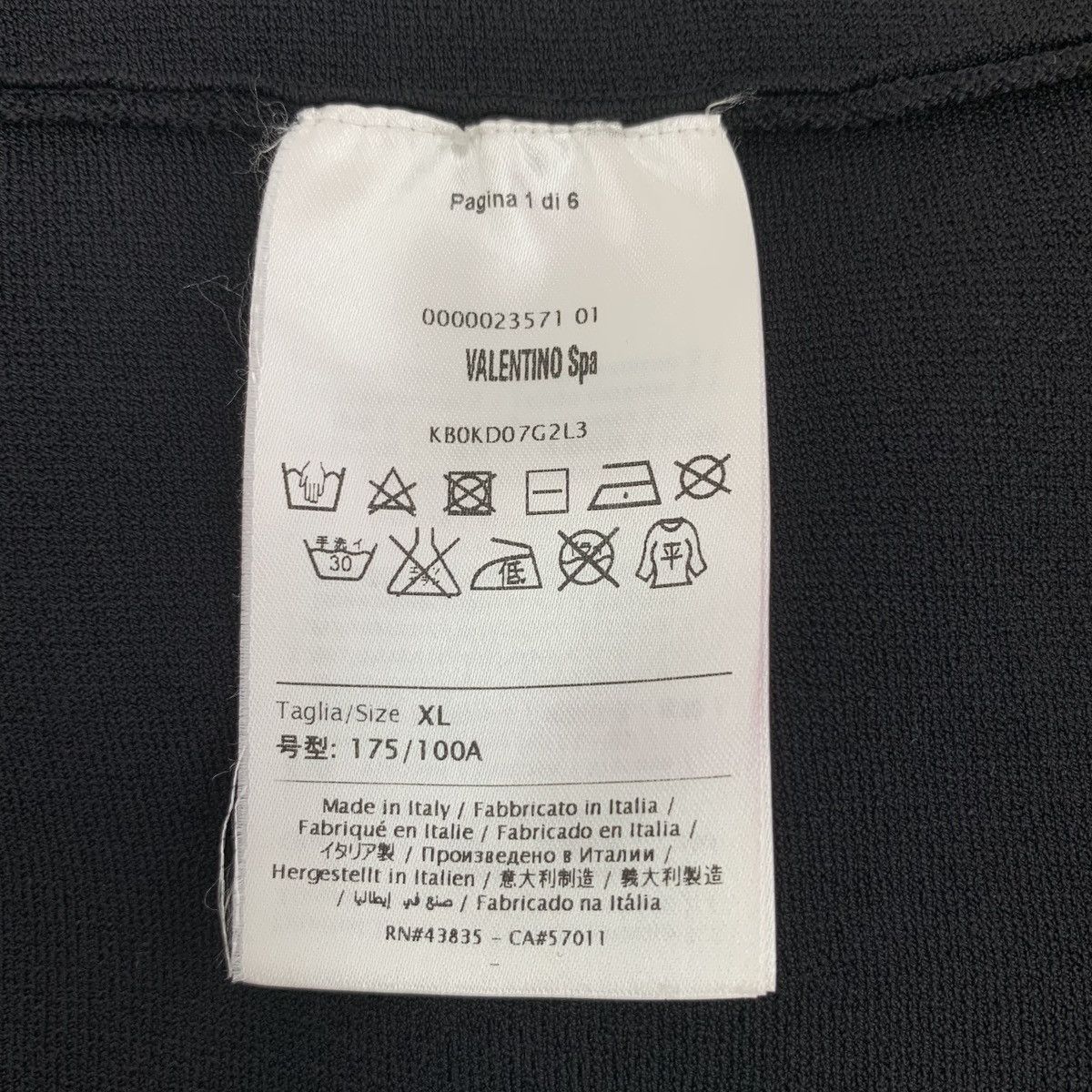 Valentino Valentino Black Cutout Crew Neck Sleeveless Knit Dress Size XL / US 12-14 / IT 48-50 - 7 Thumbnail