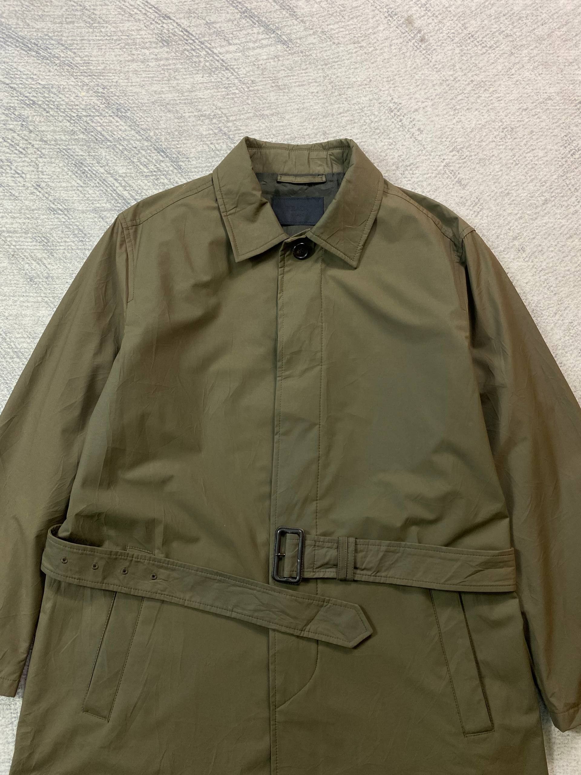 Prada Prada Belted Trench Coat Olive Size US M / EU 48-50 / 2 - 2 Thumbnail