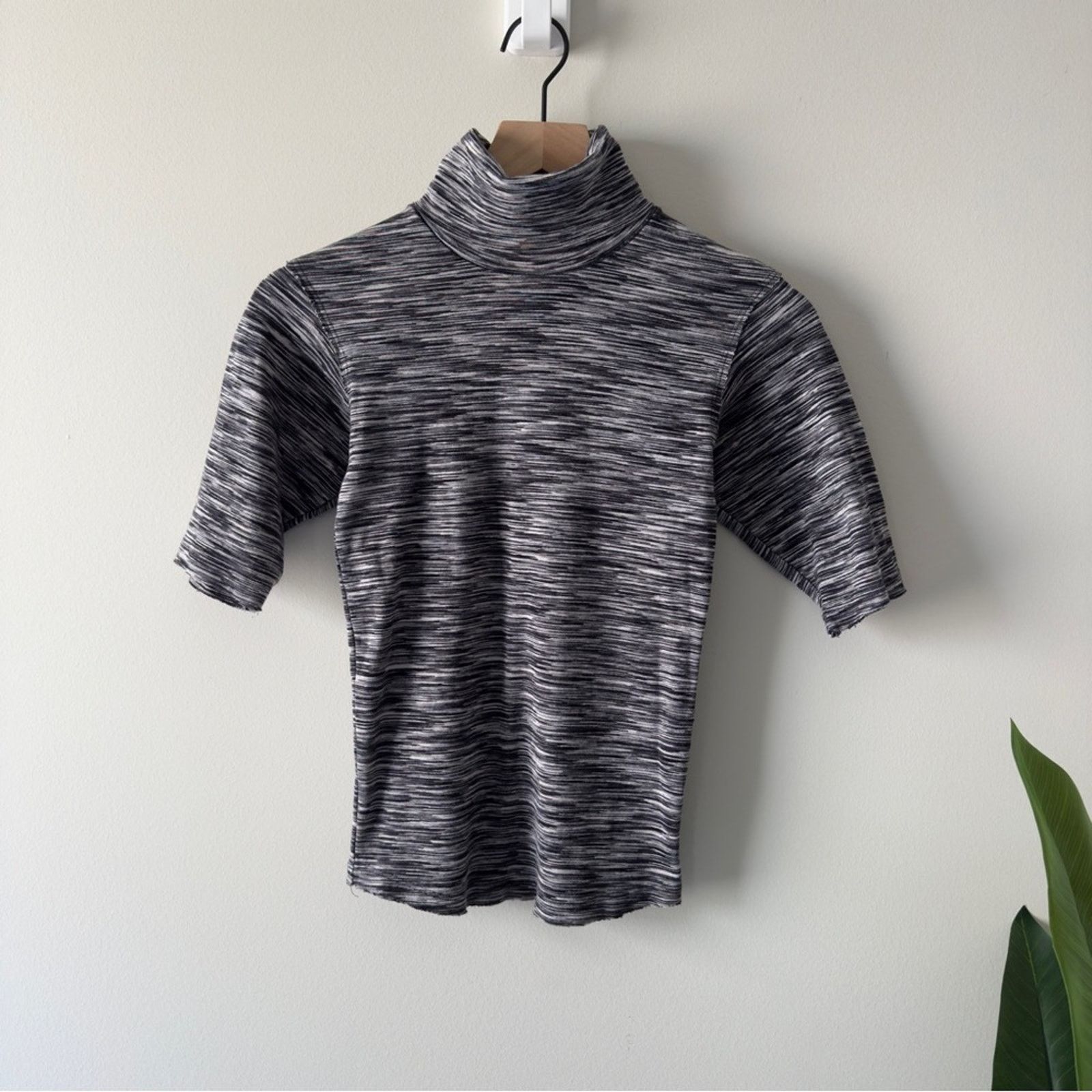 Free People Free People Sunshine Turtleneck Top space dye Black White M Size M / US 6-8 / IT 42-44 - 2 Thumbnail