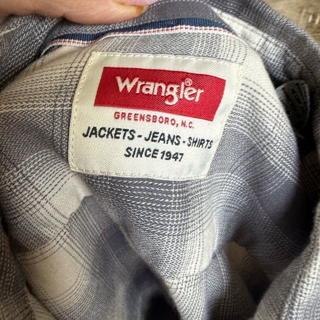 Wrangler Wrangler Purple Plaid Button Down Shirt Size XS / US 0-2 / IT 36-38 - 5 Thumbnail