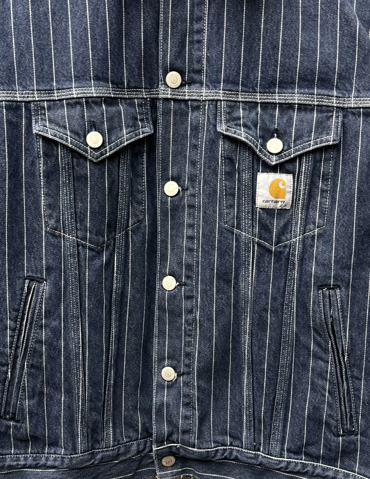 Carhartt Wip CARHARTT WIP Orlean Jacket - Blue/White Orlean Stripe Size US M / EU 48-50 / 2 - 3 Thumbnail