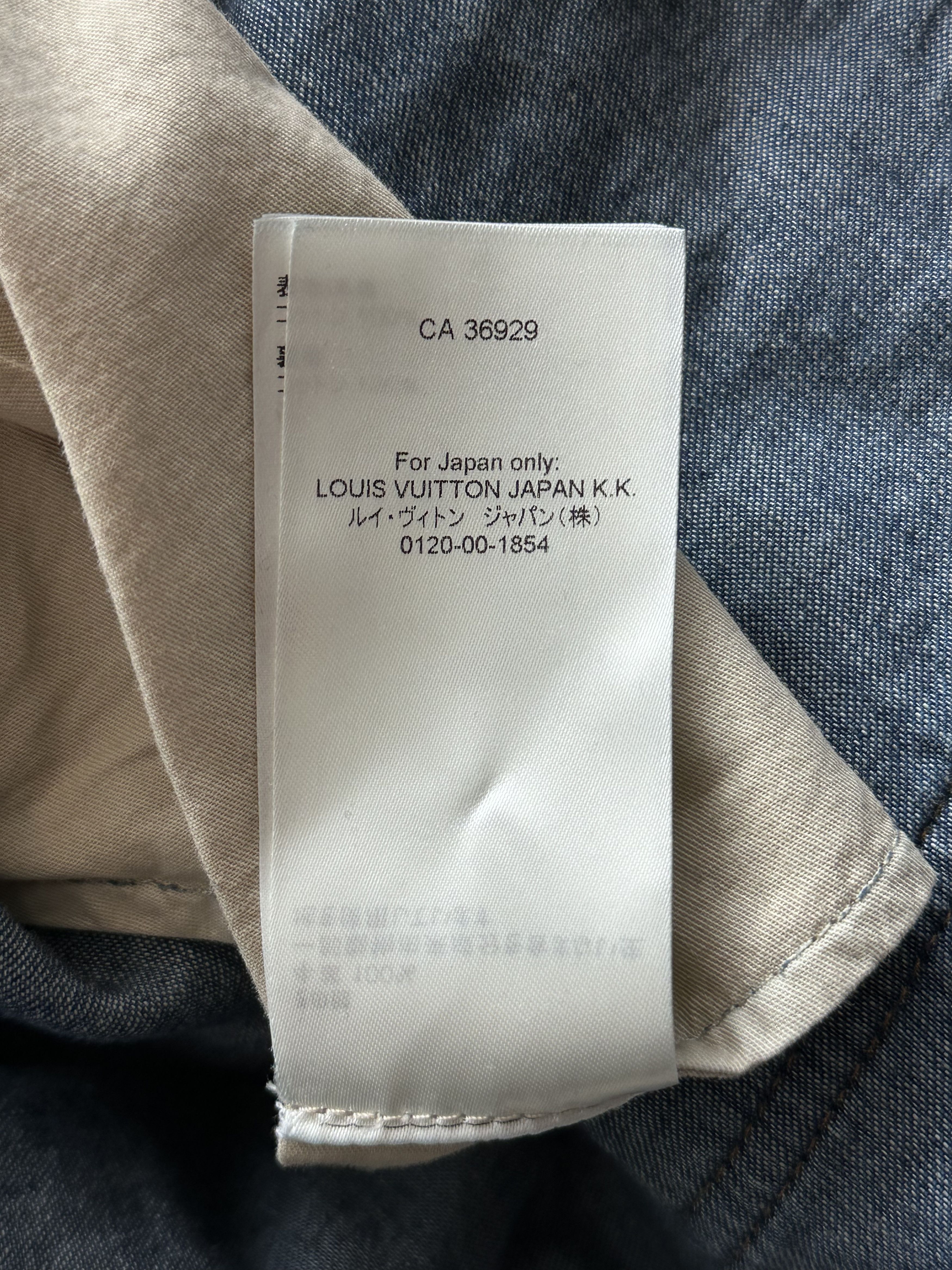 Louis Vuitton Blue Distressed Floral Monogram Flared Carpenter Jeans Size US 38 / EU 54 - 9 Thumbnail