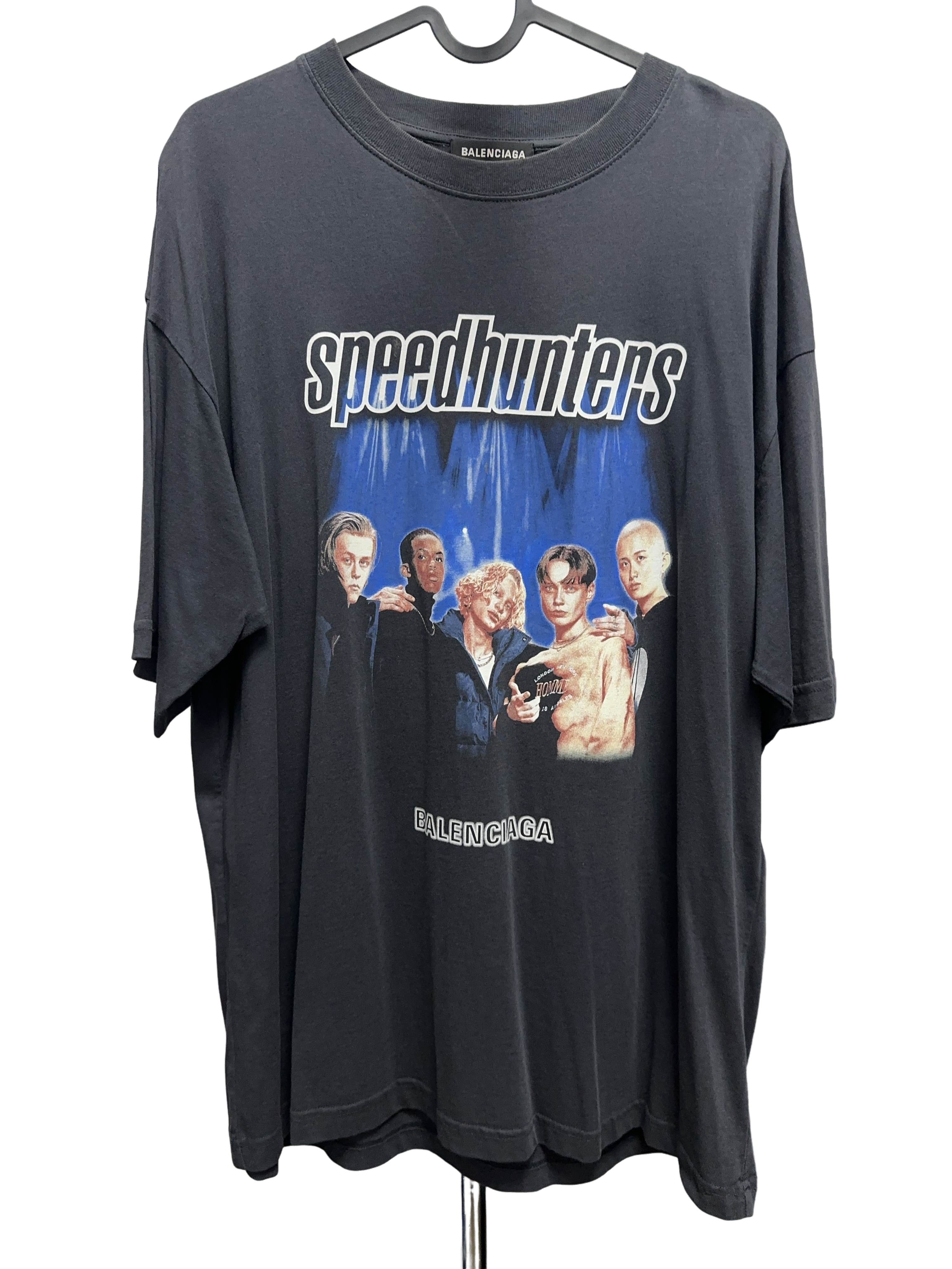 Balenciaga BALENCIGAA SPEED HUNTERS MATRIX GREEN TEE | Grailed