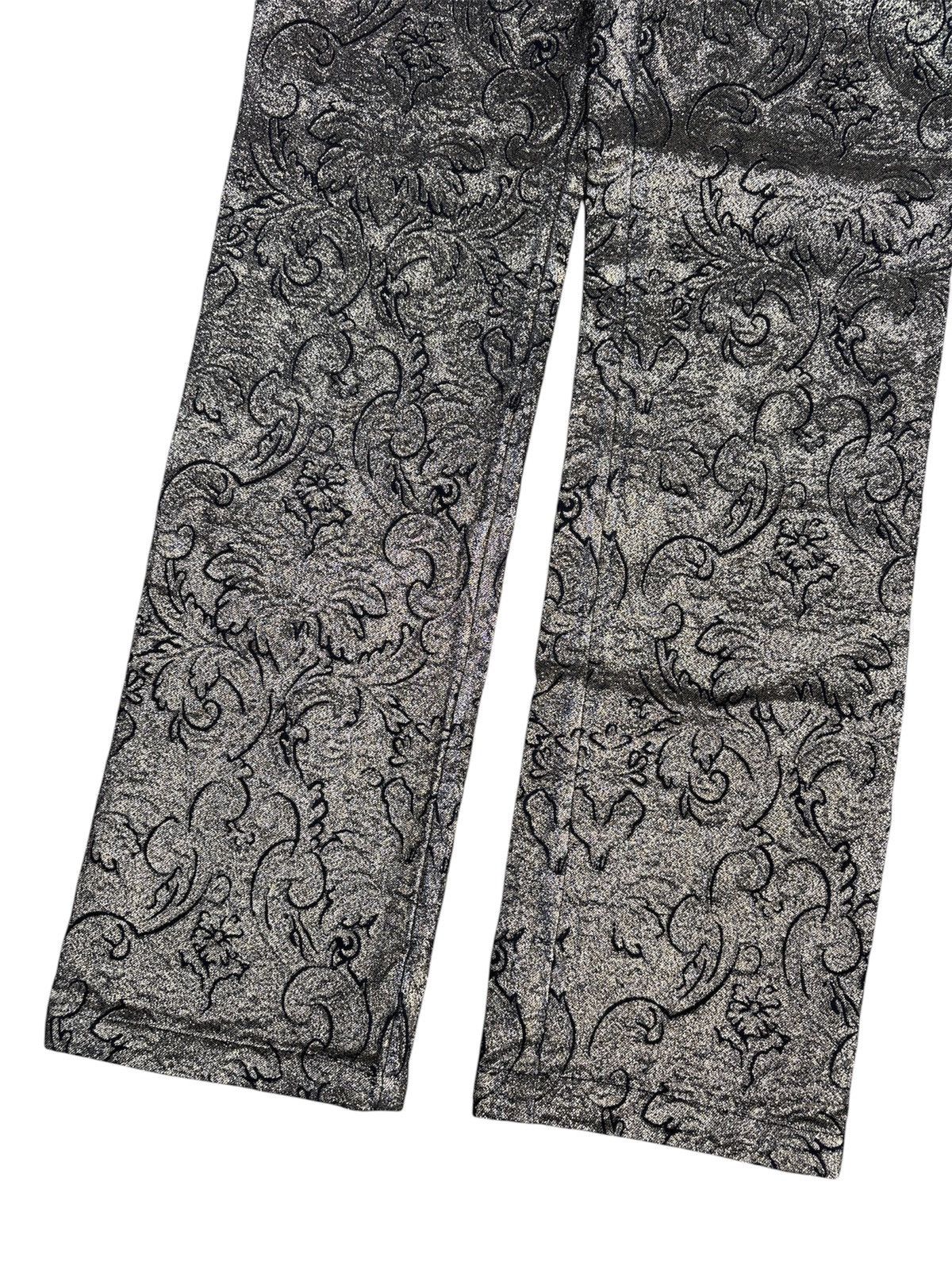 Roberto Cavalli Y2K Gold Glitter Denim Jeans Size 27" / US 4 / IT 40 - 5 Thumbnail