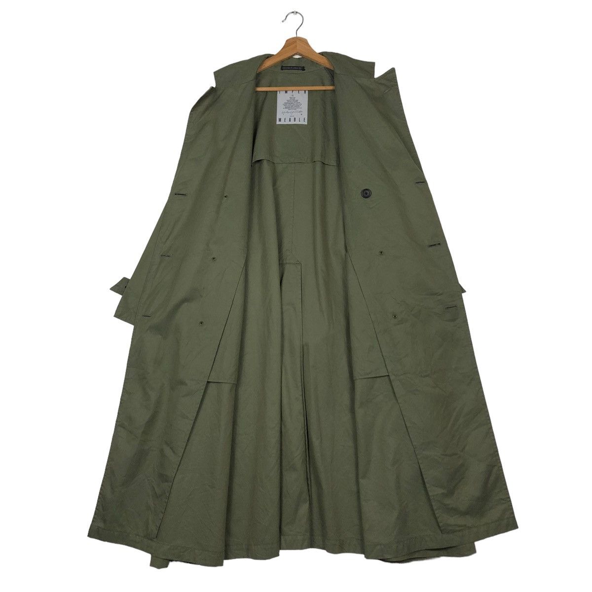 Yohji Yamamoto RICH GREEN FLY COATS LONG JACKET IMPER MEABLE YOHJI YAMAMOTO Size US M / EU 48-50 / 2 - 14 Thumbnail