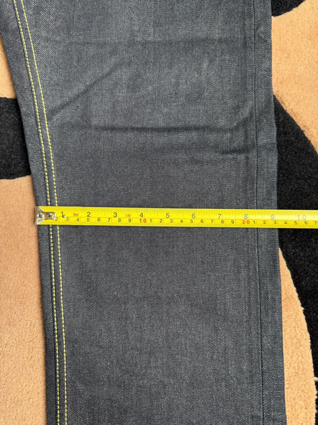 Evisu × Vintage EVISU red daicock style denim jeans size：34x34 Size US 34 / EU 50 - 11 Thumbnail
