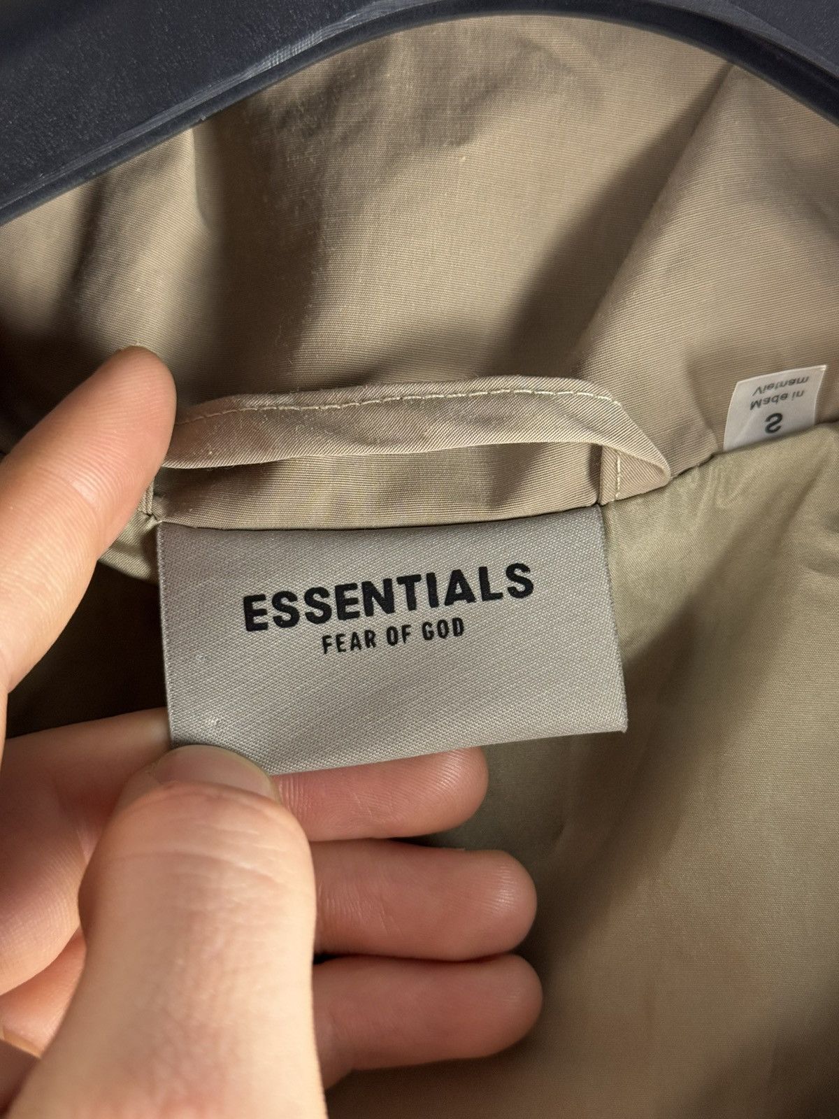 Fear of God Fear of God Essentials Puffer Jacket Cement Size US S / EU 44-46 / 1 - 6 Thumbnail