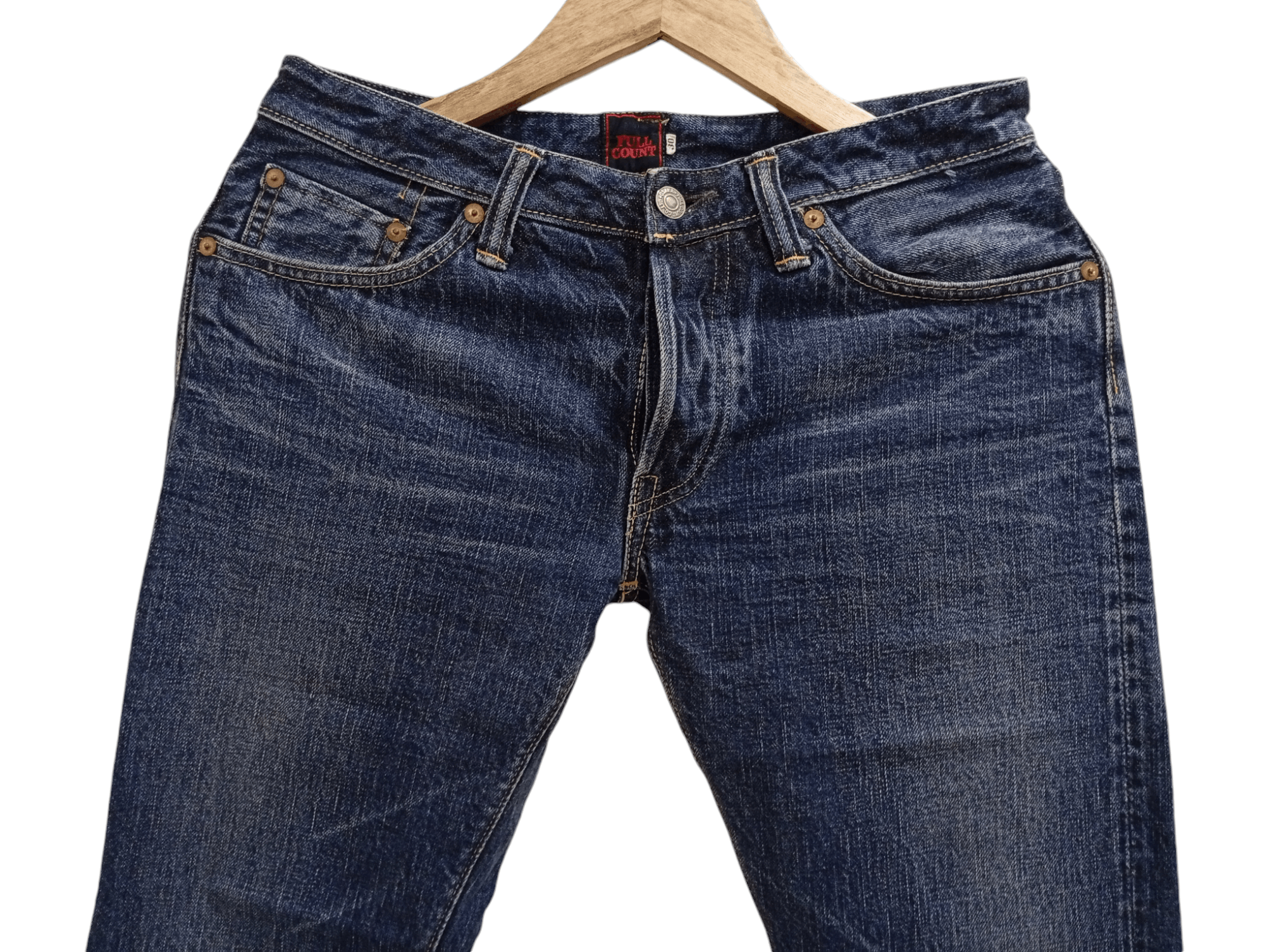 Full Count & Co. 🔥🔥Full Count Selvedge Jeans Denim Size US 30 / EU 46 - 17 Thumbnail
