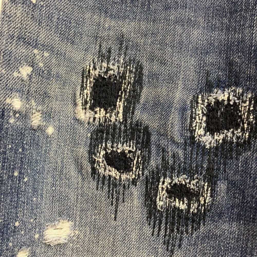 Number (N)ine Number (N)ine Grunge Denim Pants Size US 32 / EU 48 - 3 Thumbnail