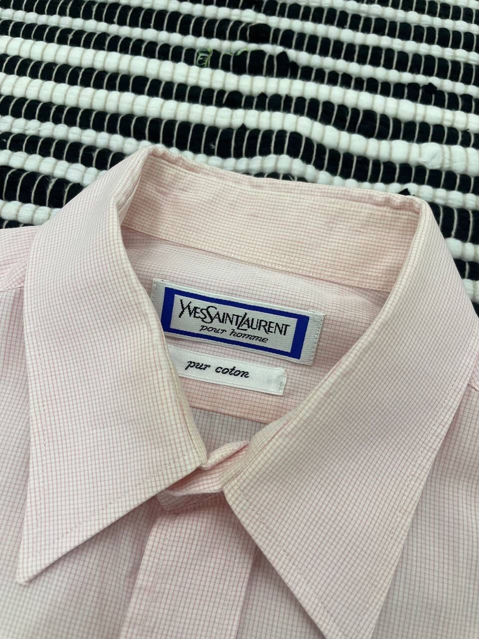 Japanese Brand × Vintage × Yves Saint Laurent Vintage 90s Yves Saint Laurent YSL Button Shirt Y2K Size US M / EU 48-50 / 2 - 5 Thumbnail