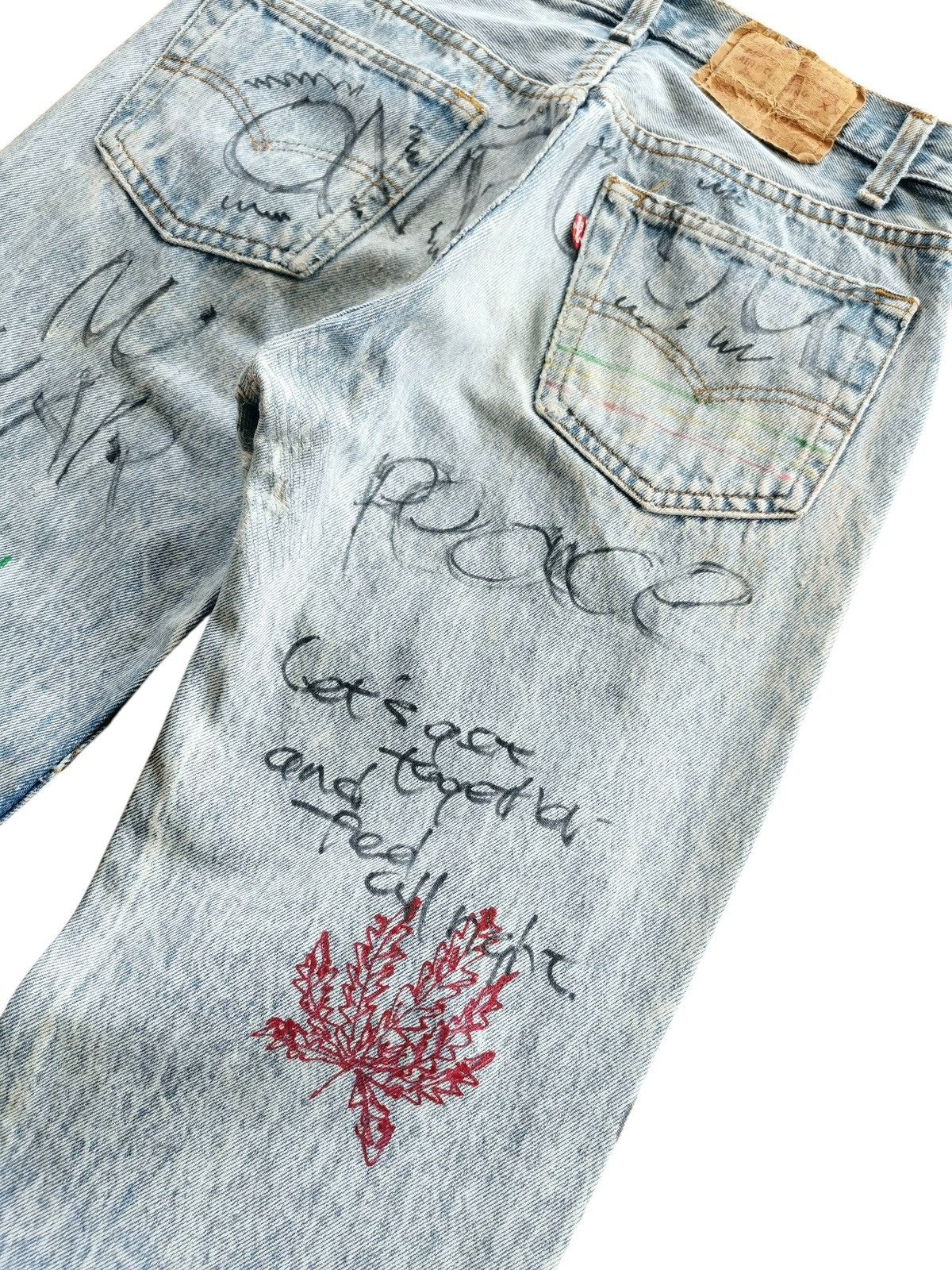 Levi's Vintage Levis 501 Jeans 28”x31.5” Size US 28 / EU 44 - 7 Thumbnail