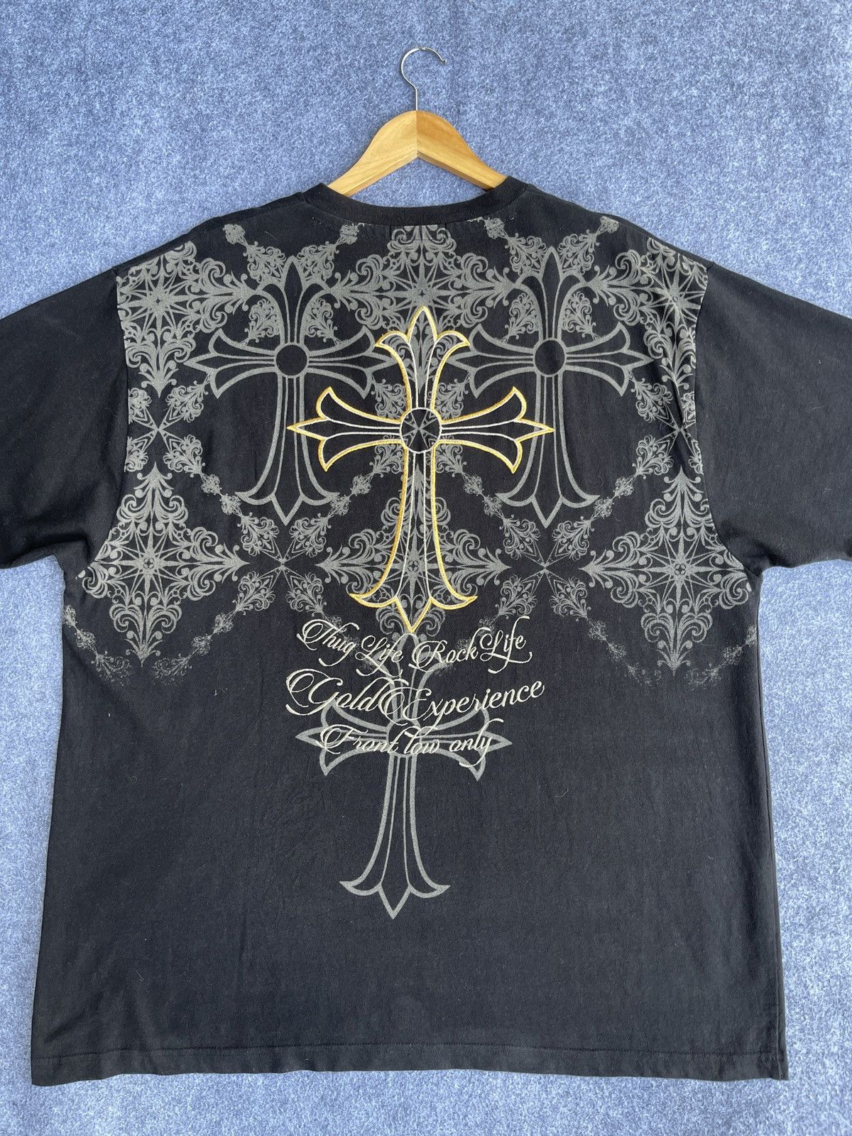 The Unbranded Brand Last Drop🔥Broklyn Heights Like Design CHROME HEART T Shirt Size US XXL / EU 58 / 5 - 10 Thumbnail