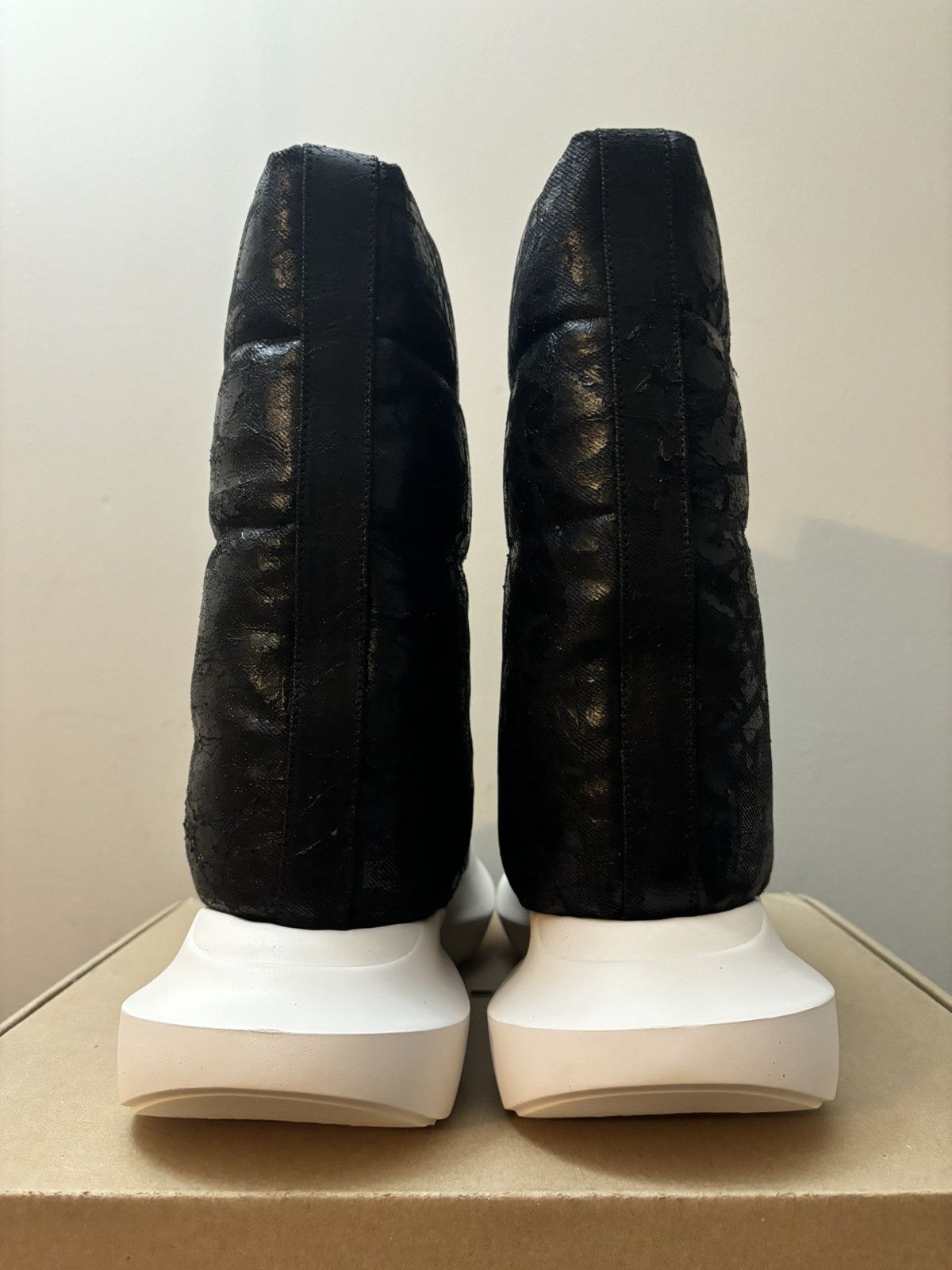 Rick Owens Drkshdw Rick Owens DRKSHDW Lunar Split Padded Boots Black Size US 8 / EU 41 - 5 Thumbnail